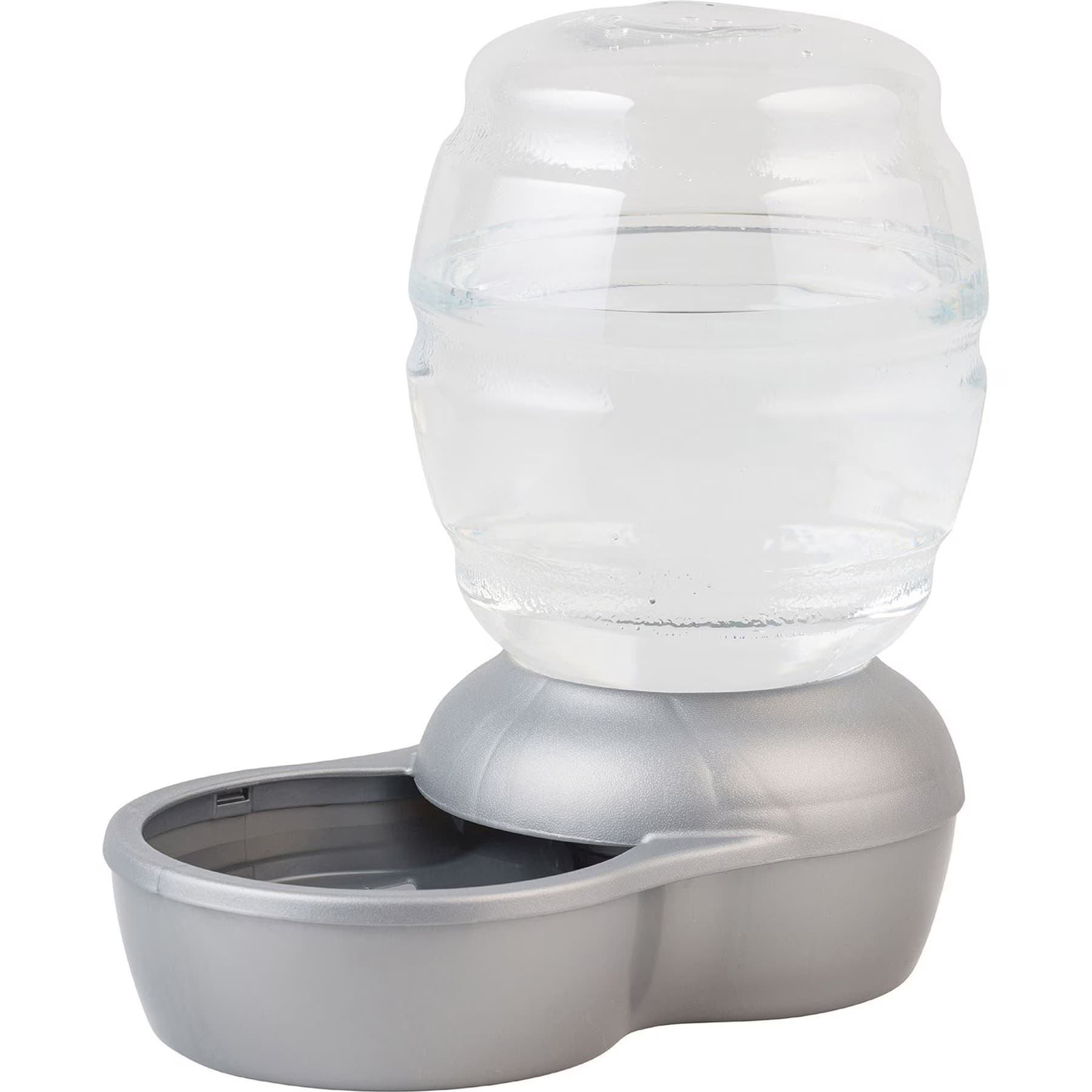 Petmate Petmate Pearl Replendish Waterer with Microban, Pearl Silver Gray, 2.5-gal