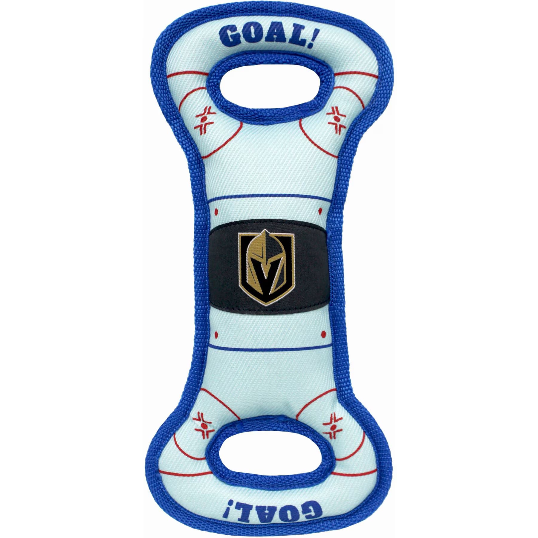 Pets First Pets First Hockey Tug Tough Squeaky Dog Chew Toy, Las Vegas Golden Knights