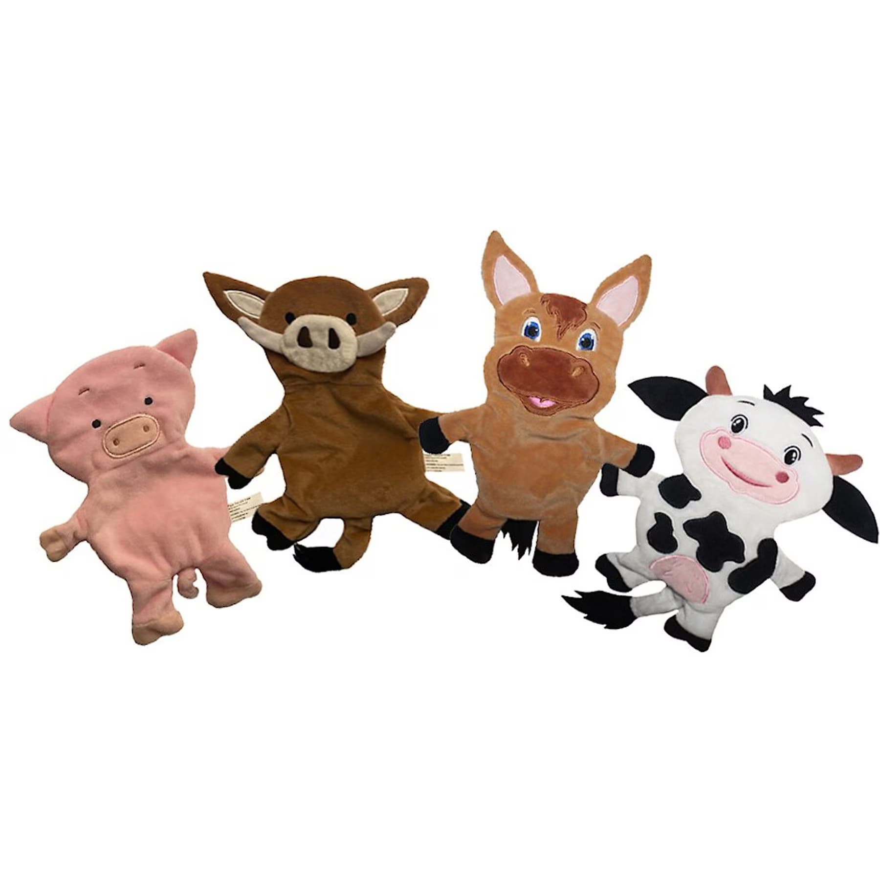 Piggy Poo and Crew Piggy Poo and Crew Farm Animals Paper Crinkle Squeaker Toy