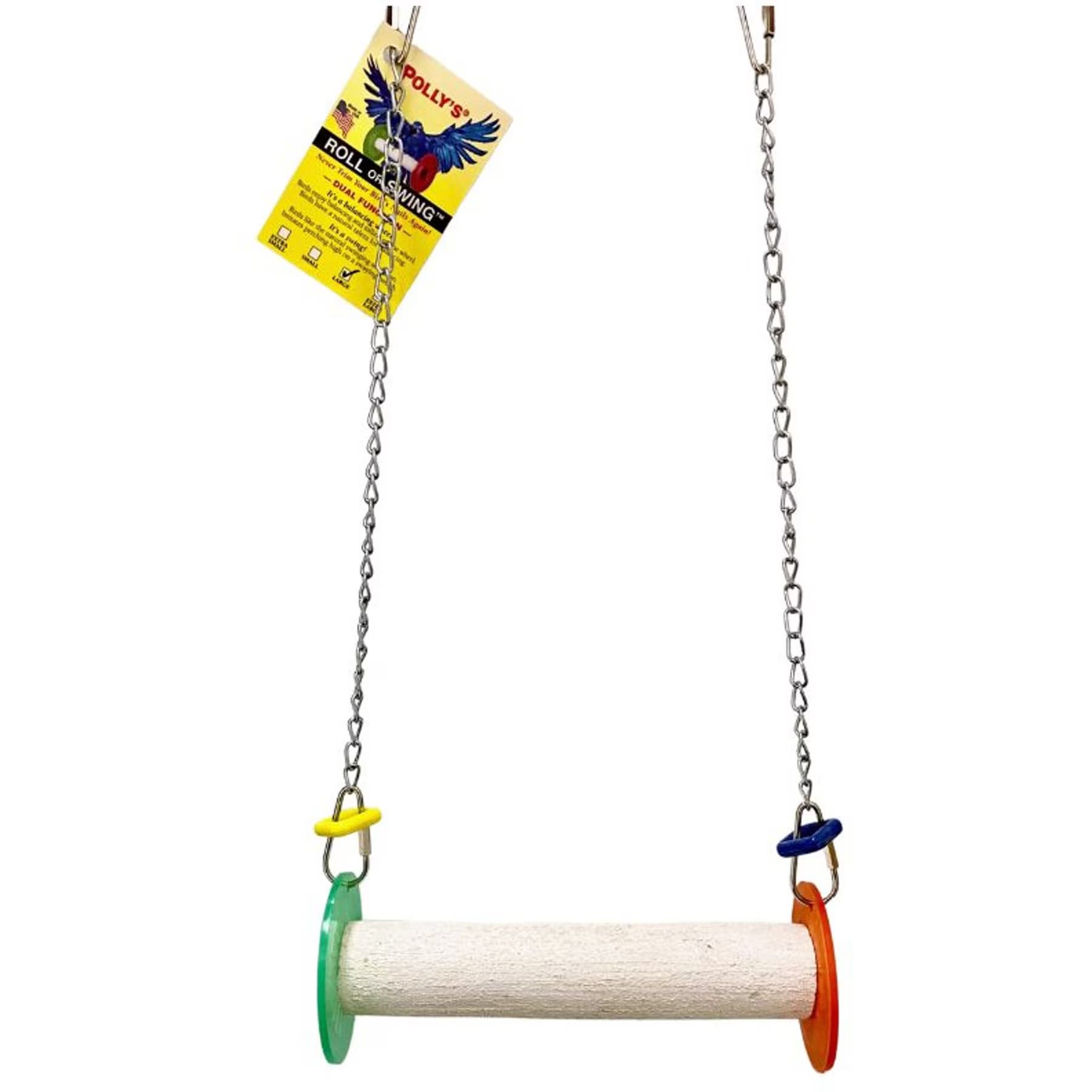 Polly's Pet Products Bird Roll or Swing, Multicolor, X-Large — view 4