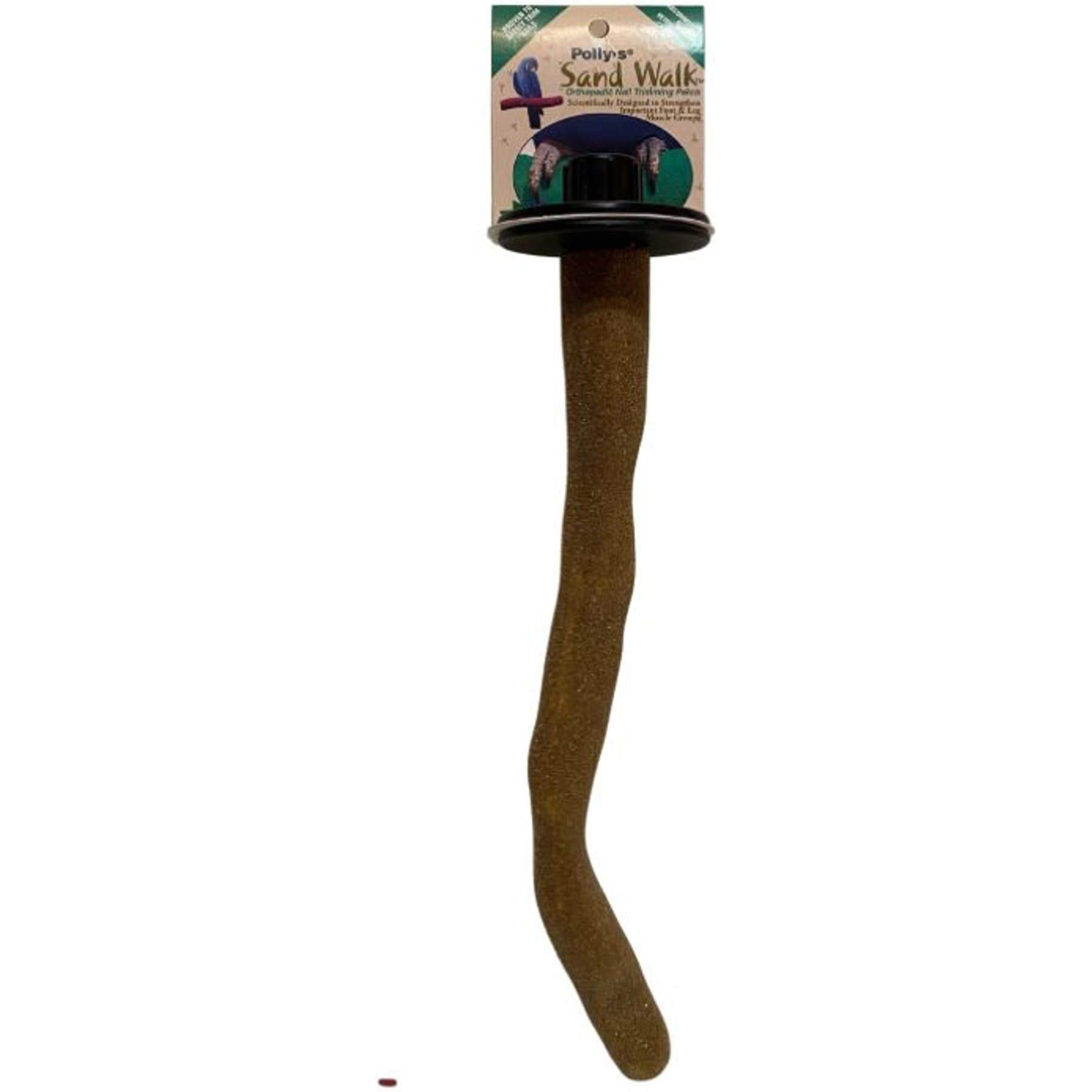 Polly's Pet Products Polly’s Pet Products Orthopedic Sandwalk Bird Perch, Tan, Medium