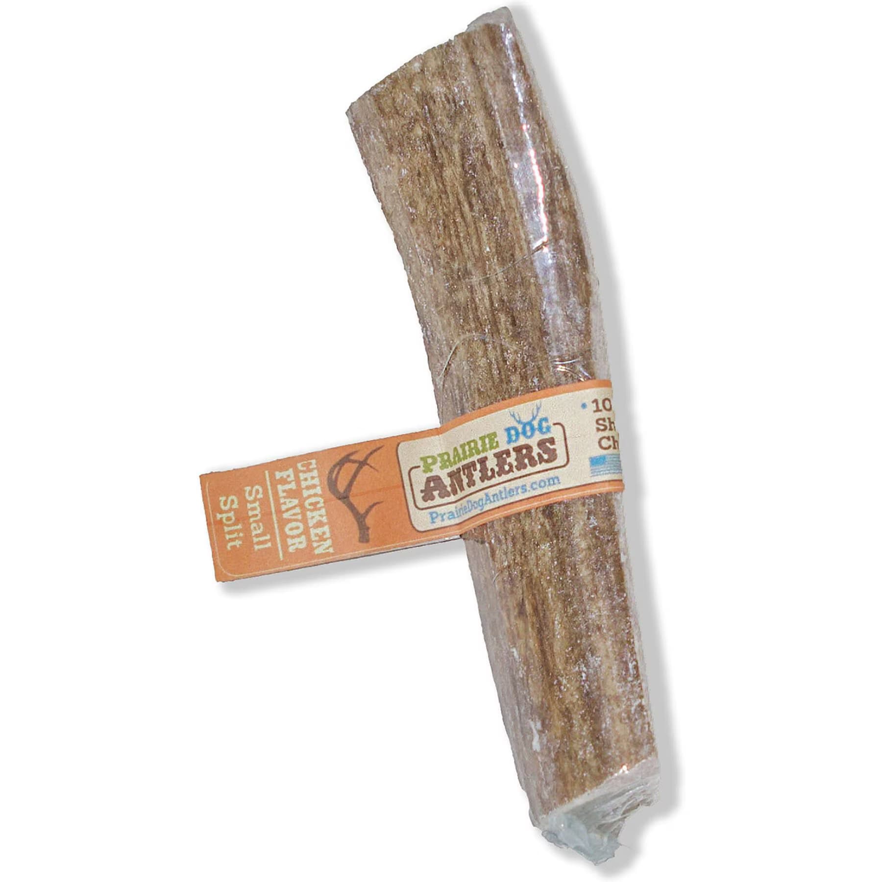 Prairie Dog Prairie Dog Split Chicken Flavor Antler Dog Chew, 4.5 – 6 inch — 4.5-6-inch