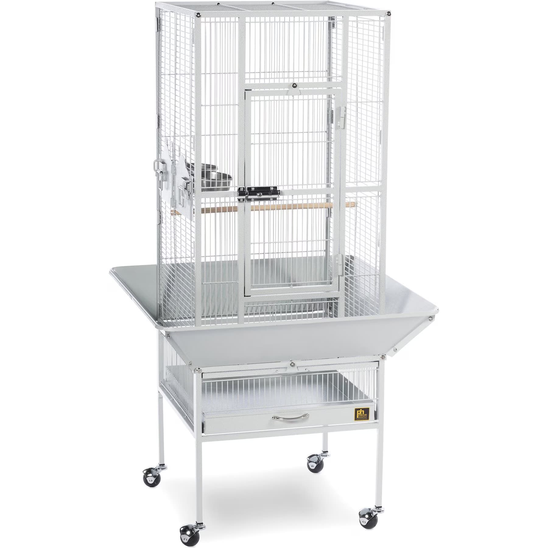 Prevue Pet Products Prevue Pet Products Deluxe Bird Cage, Pewter