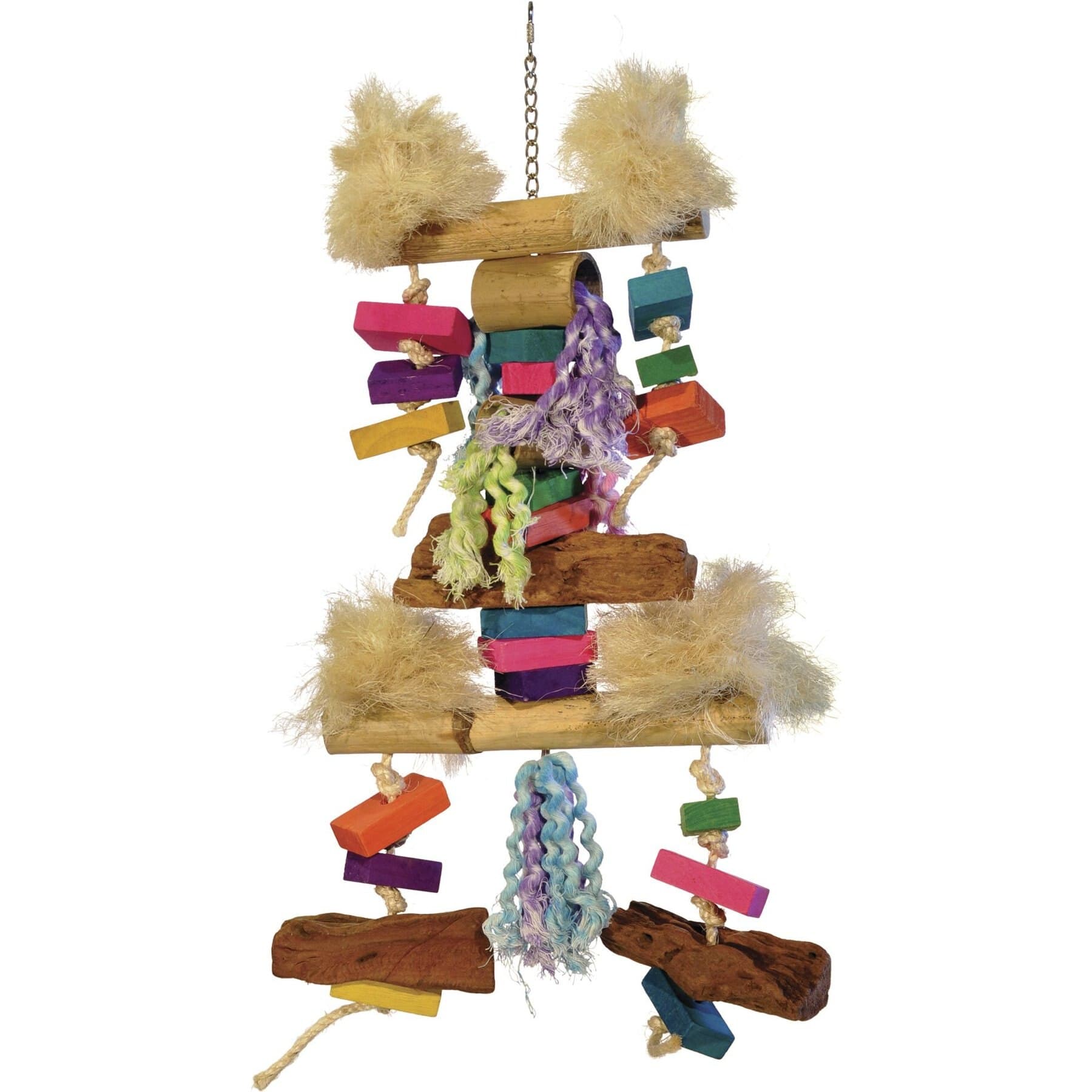 Prevue Pet Products Prevue Pet Products Playfuls Fluff N Stuff Bird Toy, Multicolor