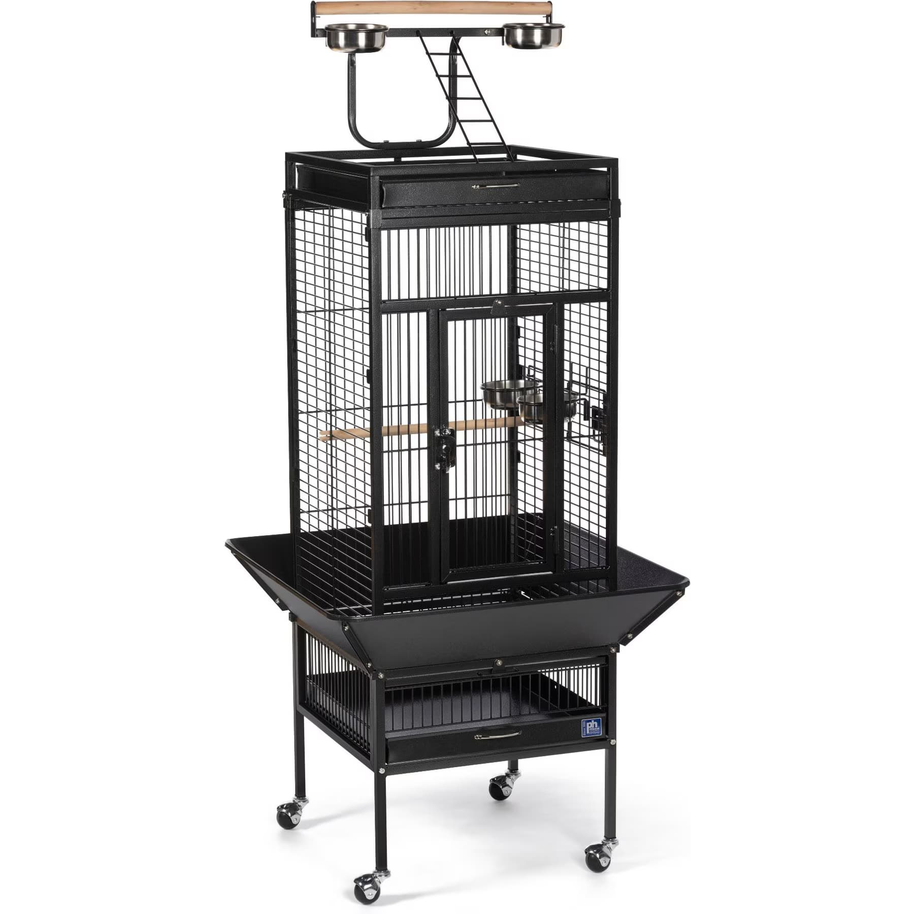 Prevue Pet Products Prevue Pet Products Small Select Parrot Cage, Black