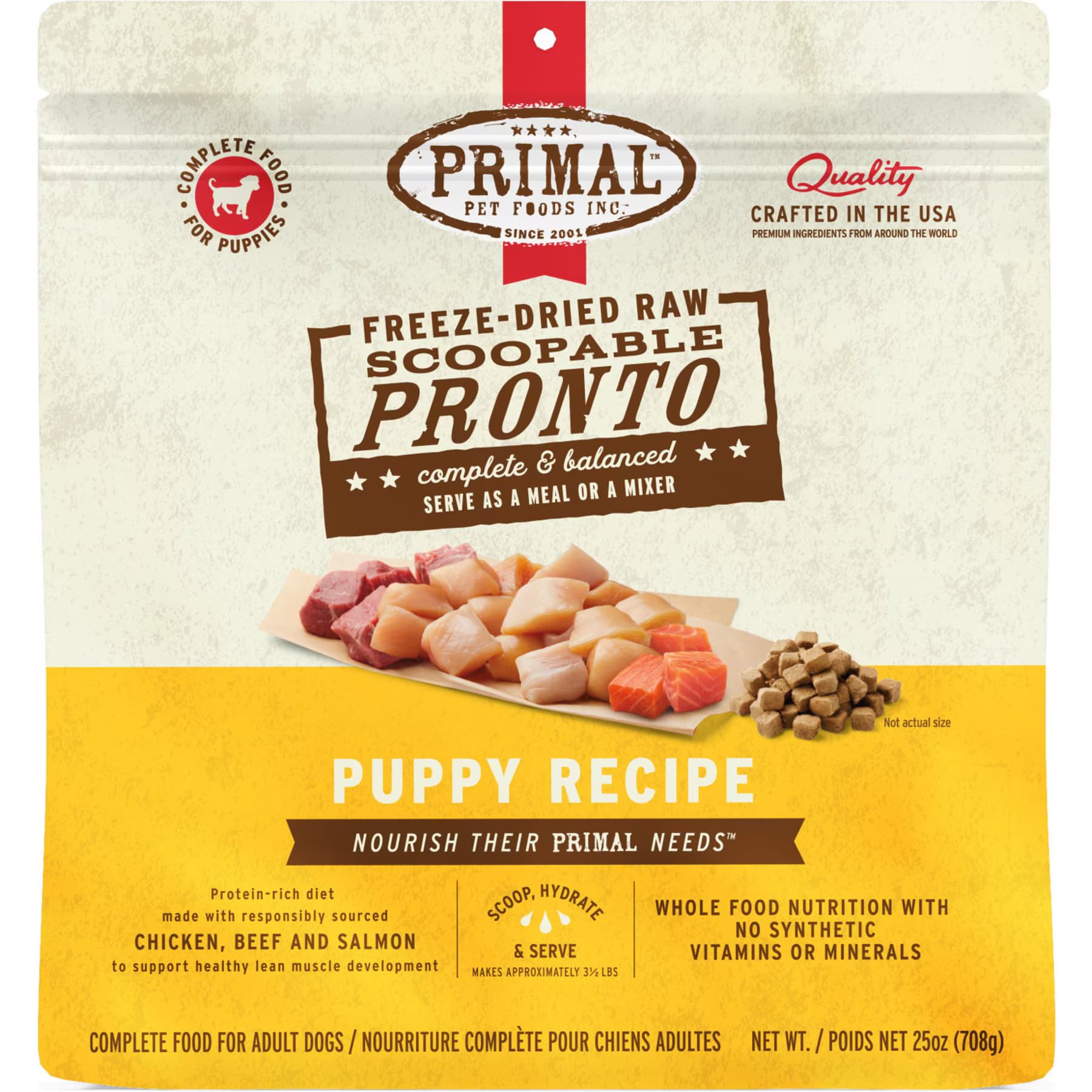 Primal Raw Pronto Puppy Recipe Dog Freeze-Dried Food — view 4