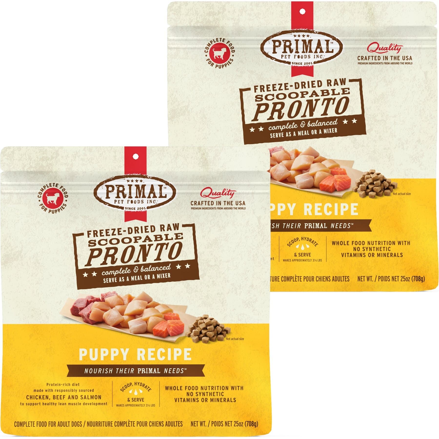 Primal Raw Pronto Puppy Recipe Dog Freeze-Dried Food — view 2