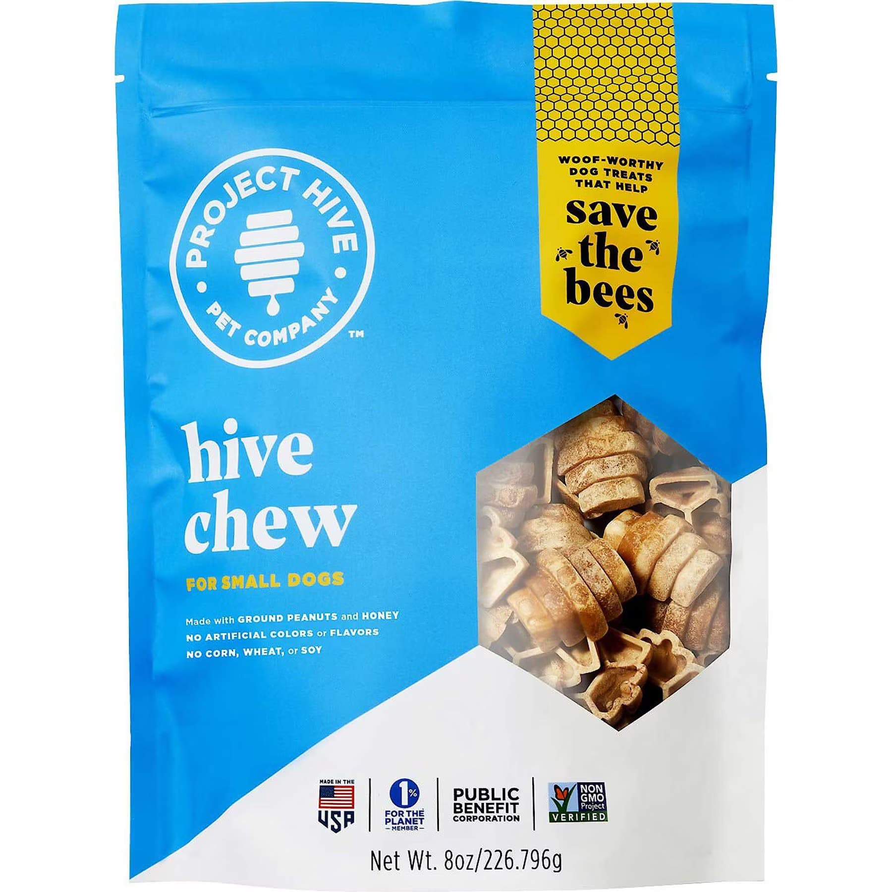 Project Hive Pet Company Project Hive Pet Company Chews Small Vegetarian Peanut Flavor Dental Dog Treats