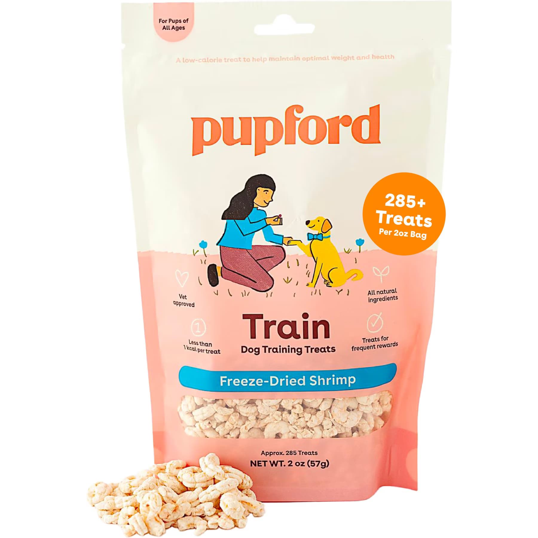 Pupford Pupford Train Shrimp High-Protein Freeze-Dried Dog Treats