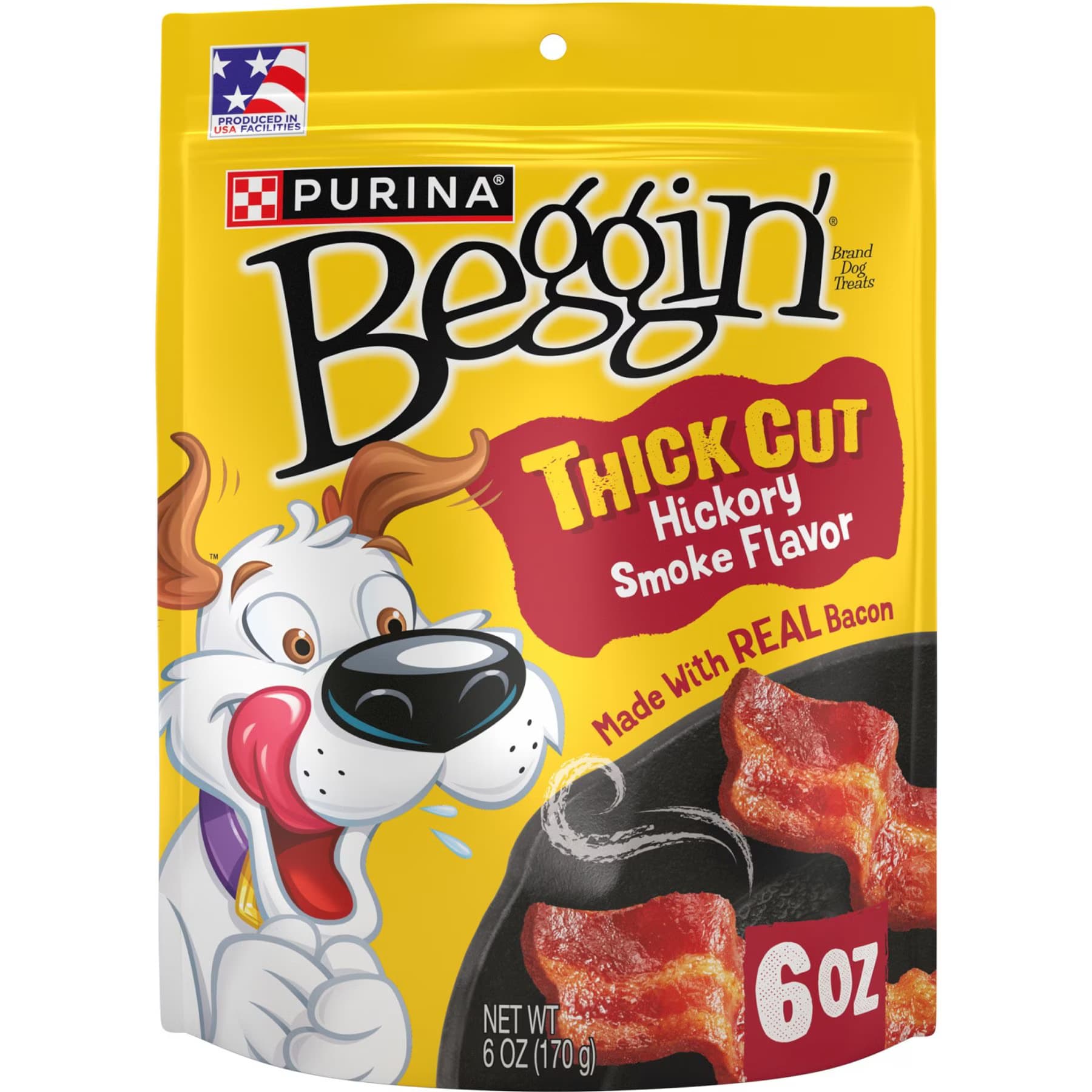 Beggin' Purina Beggin’ Strips with Real Meat Thick Cut Hickory Smoke Flavor Jerky Dog Treats