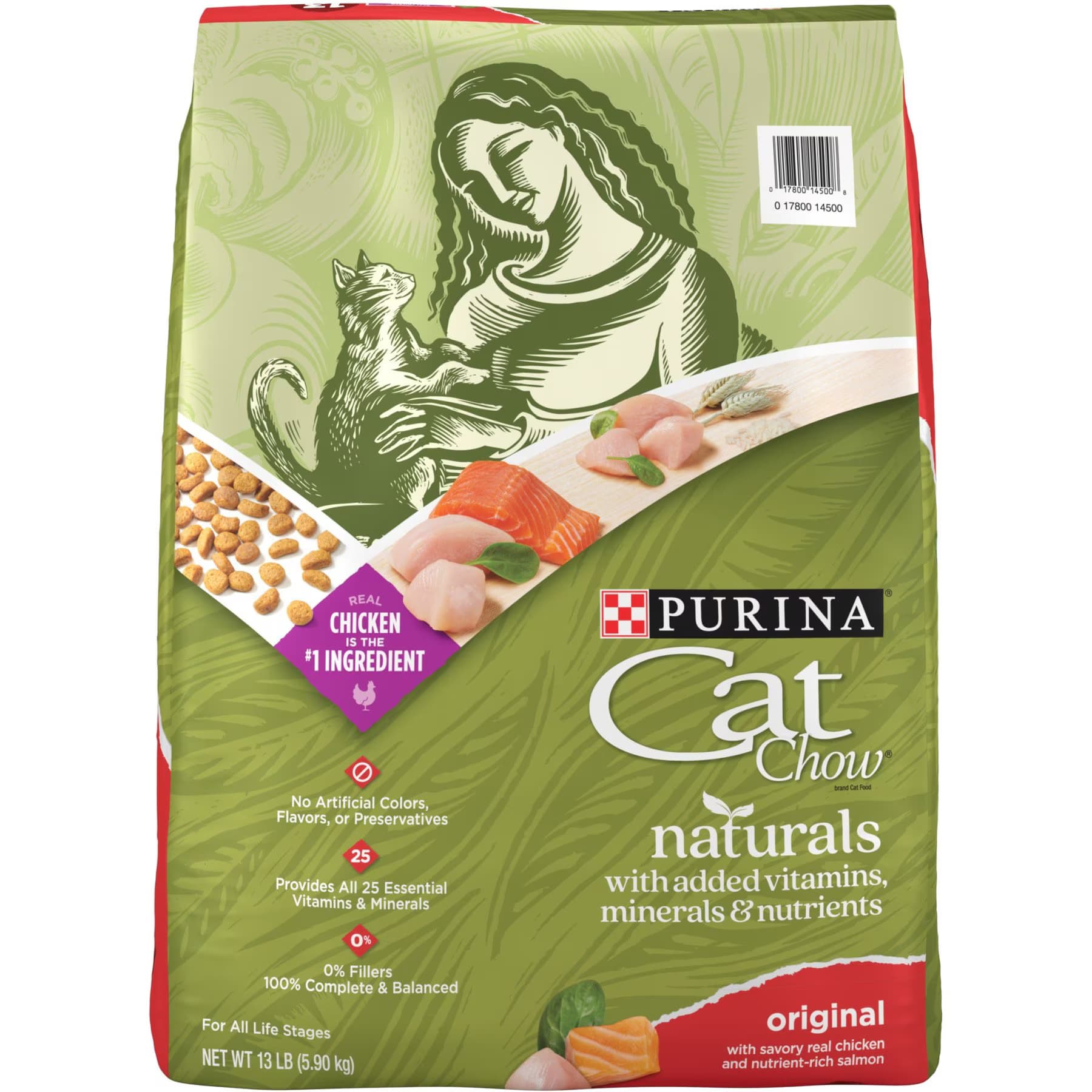 Purina Cat Chow Naturals Original with Added Vitamins, Minerals & Nutrients Dry Cat Food — view 7