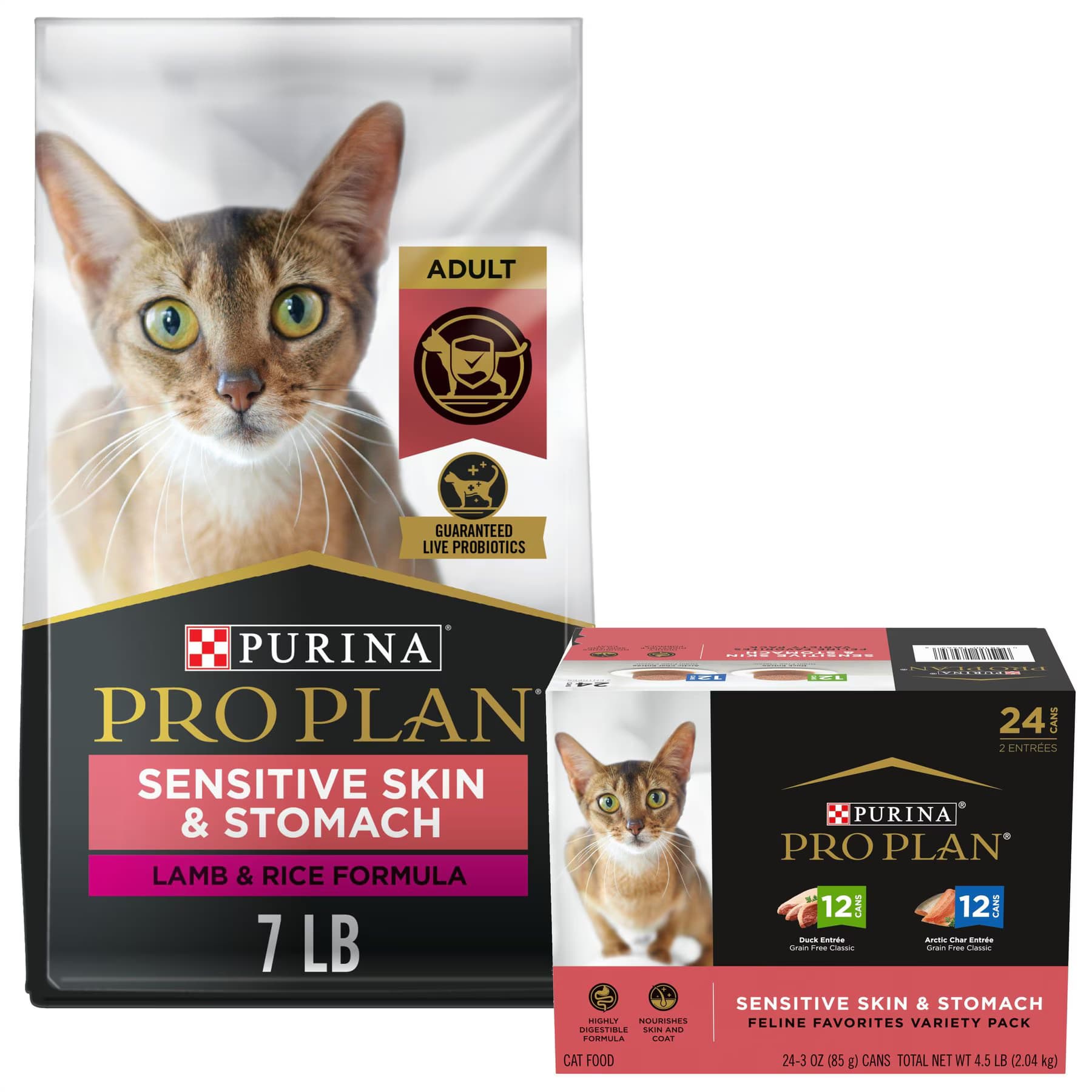 Purina Pro Plan Purina Pro Plan Adult Sensitive Skin & Stomach Lamb & Rice Formula Dry Food