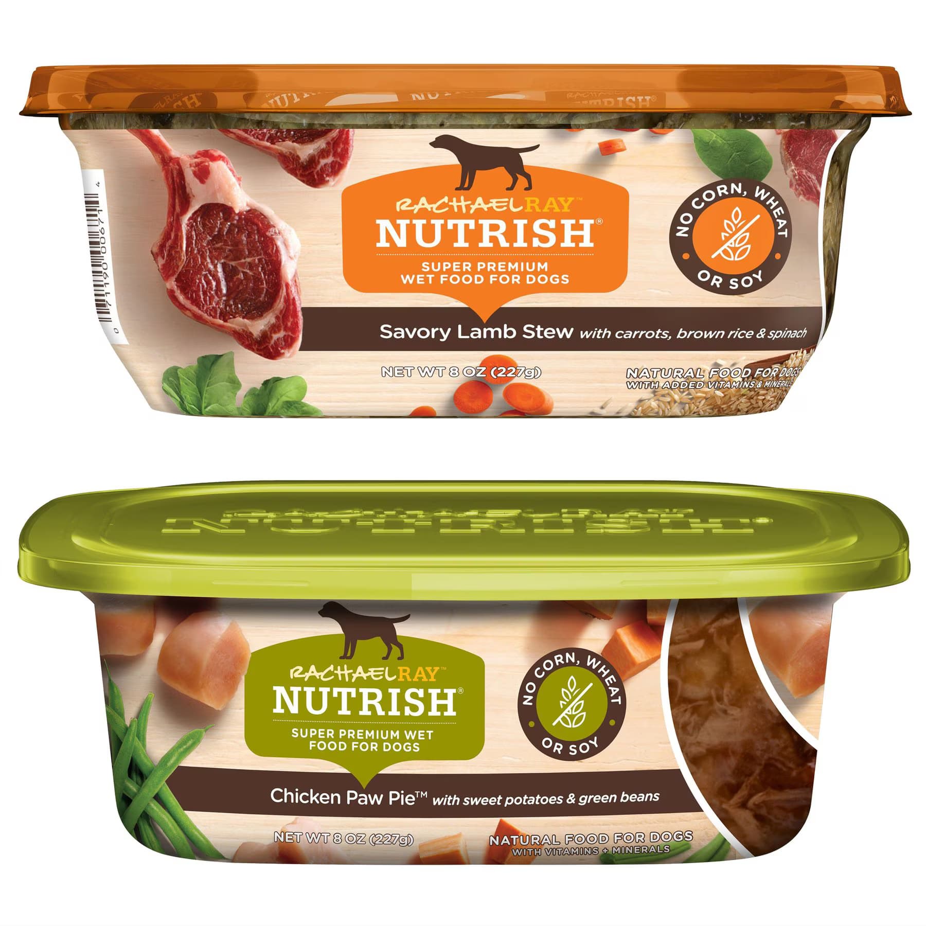 Rachael Ray Nutrish Rachael Ray Nutrish Savory Lamb Stew + Chicken Paw Pie Wet Dog Food