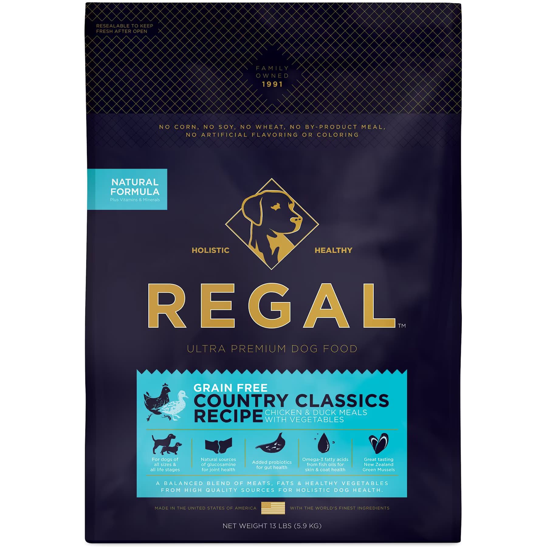 Regal Pet Foods Country Classics Recipe Grain-Free Chicken & Duck Meals Dry Dog Food — view 2