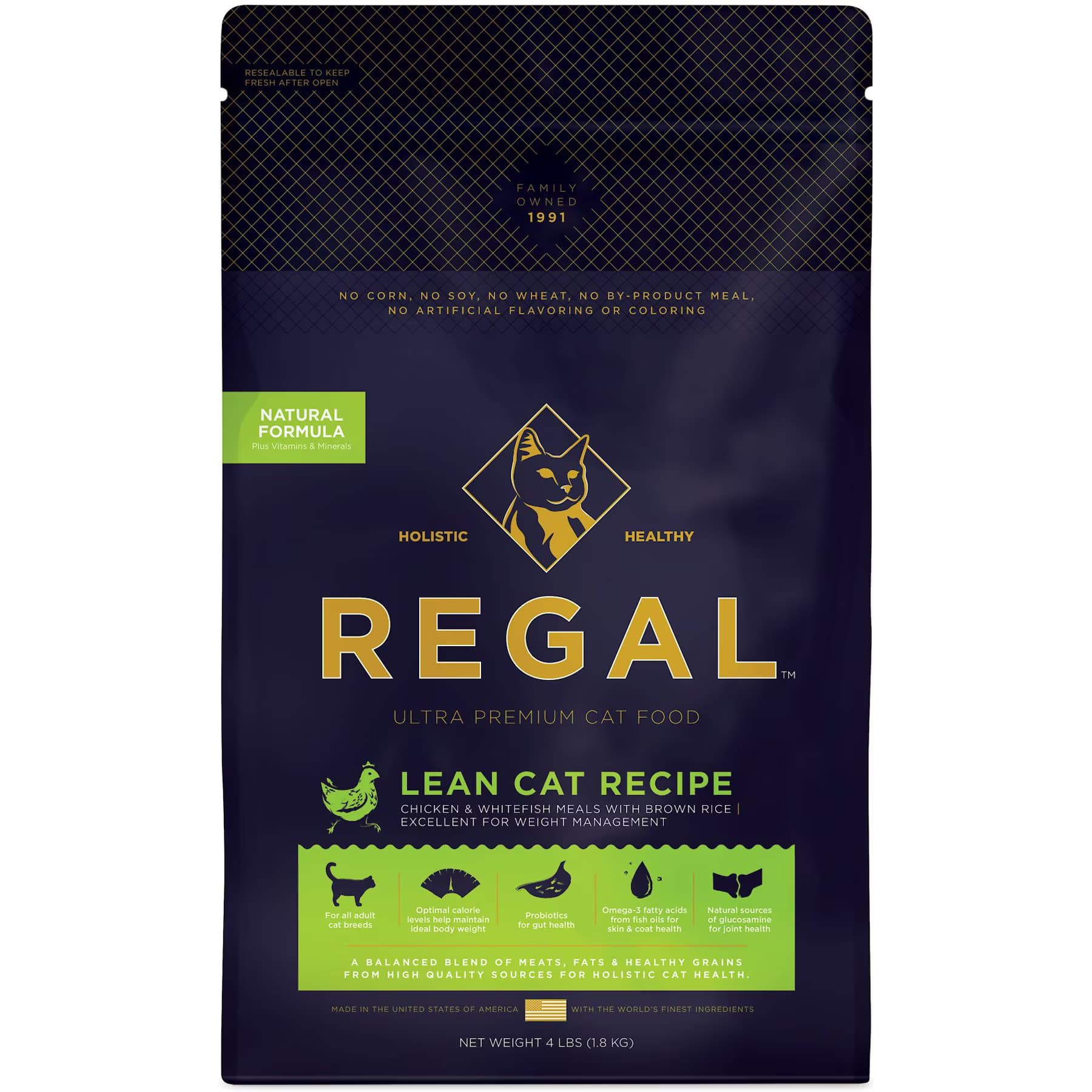 Regal Pet Foods Regal Pet Foods Lean Recipe Dry Cat Food