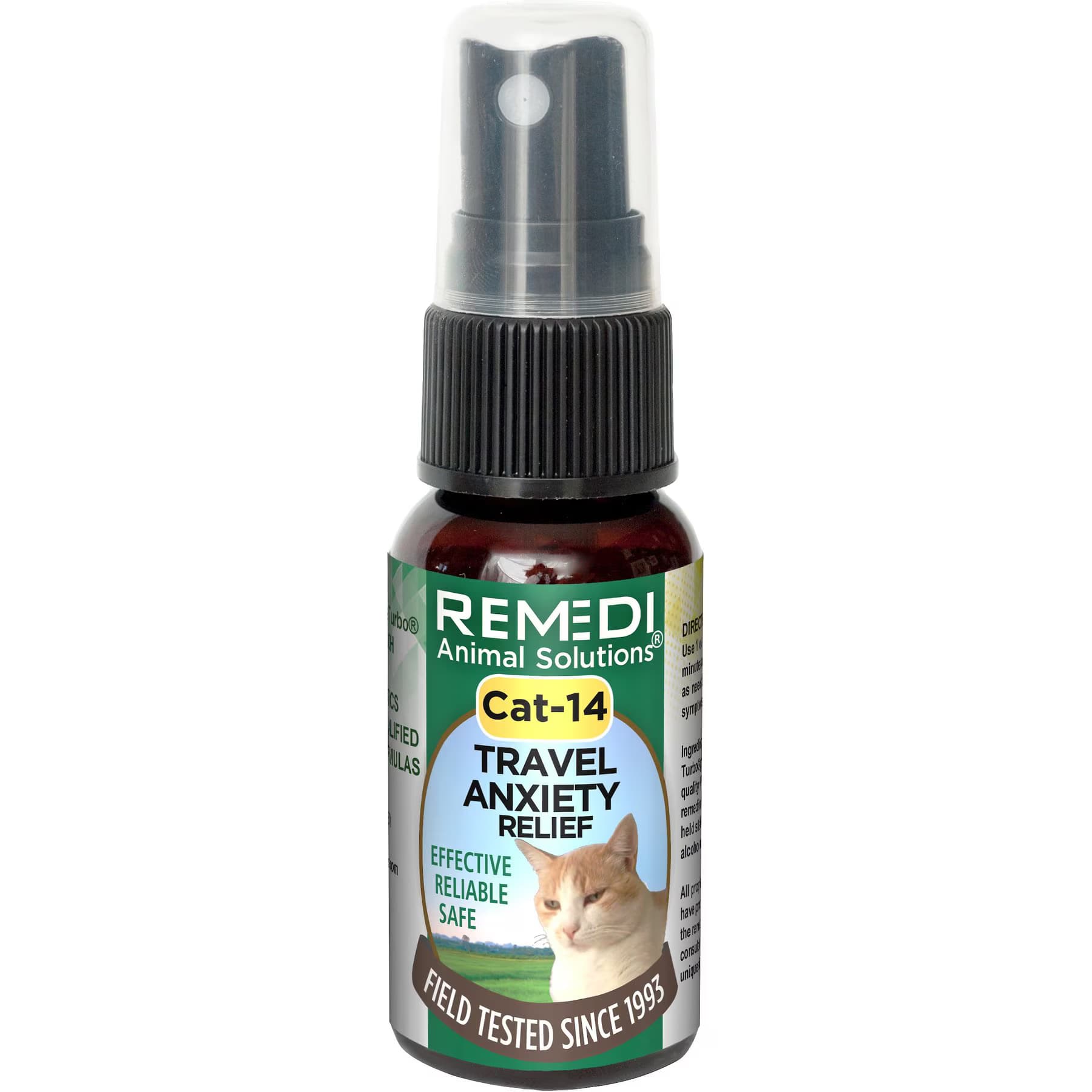 Remedi Animal Solutions Remedi Animal Solutions Cat-14 Travel Anxiety Relief Cat Supplement, 1-fl oz bottle