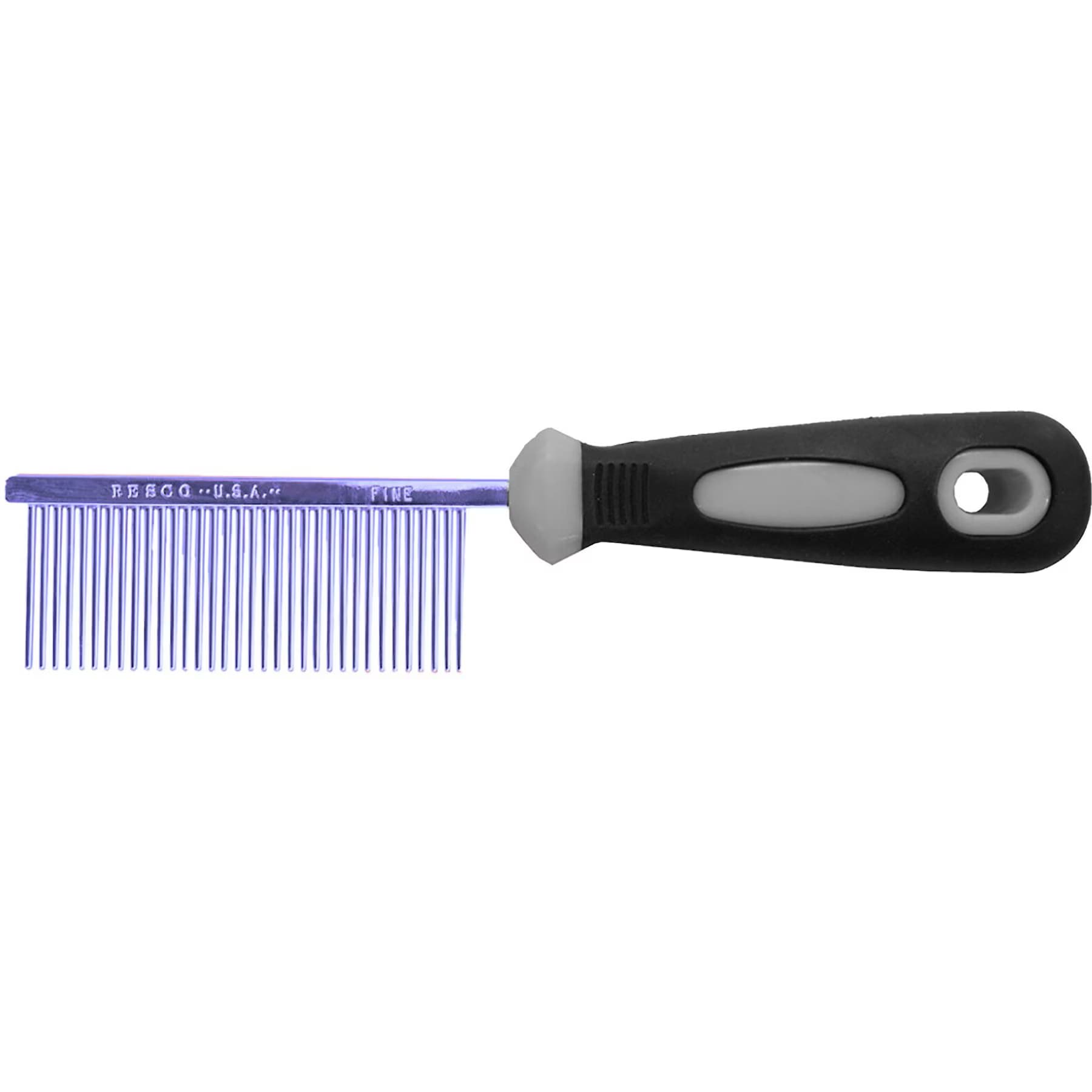 Resco Professional Dog & Cat Comb, Candy Blue, Medium — view 2