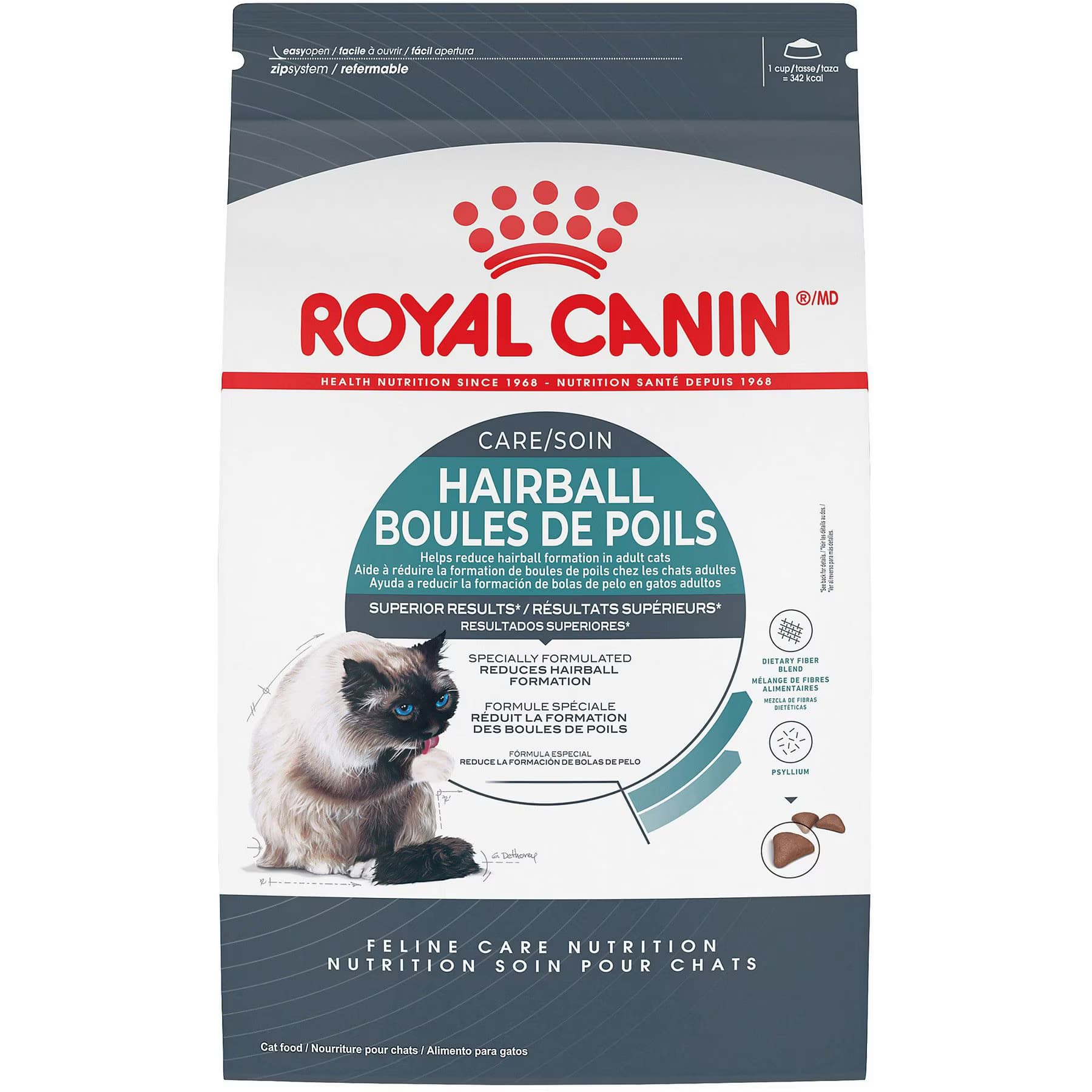 Royal Canin Feline Care Nutrition Hairball Care Adult Dry Cat Food — view 4