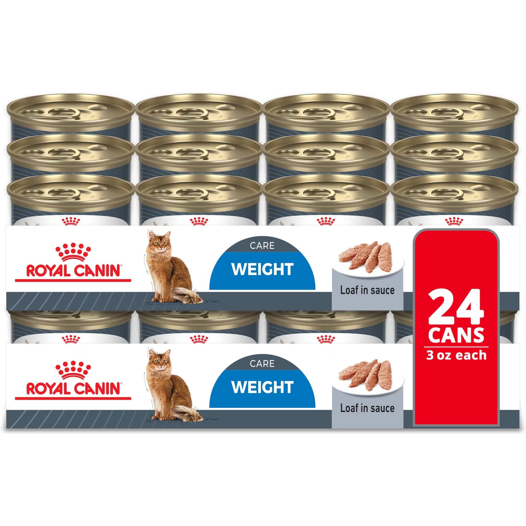 Royal Canin Feline Care Nutrition Weight Care Loaf Pate Loaf in Sauce Wet Cat Food — view 3