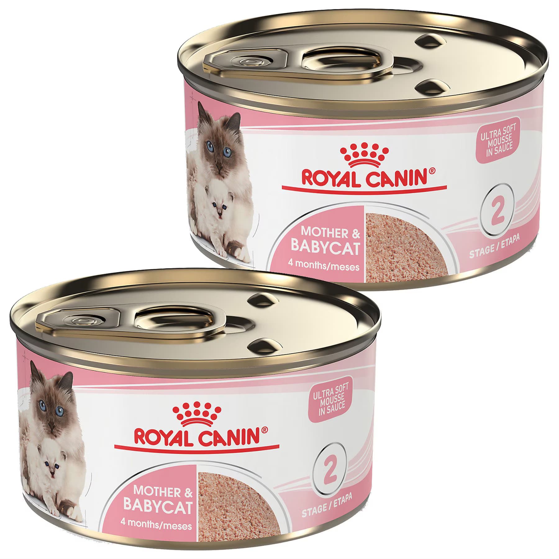 Royal Canin Mother & Babycat Ultra-Soft Mousse in Sauce Wet Cat Food for New Kittens & Nursing or Pregnant Mother Cats, 3-oz — view 6