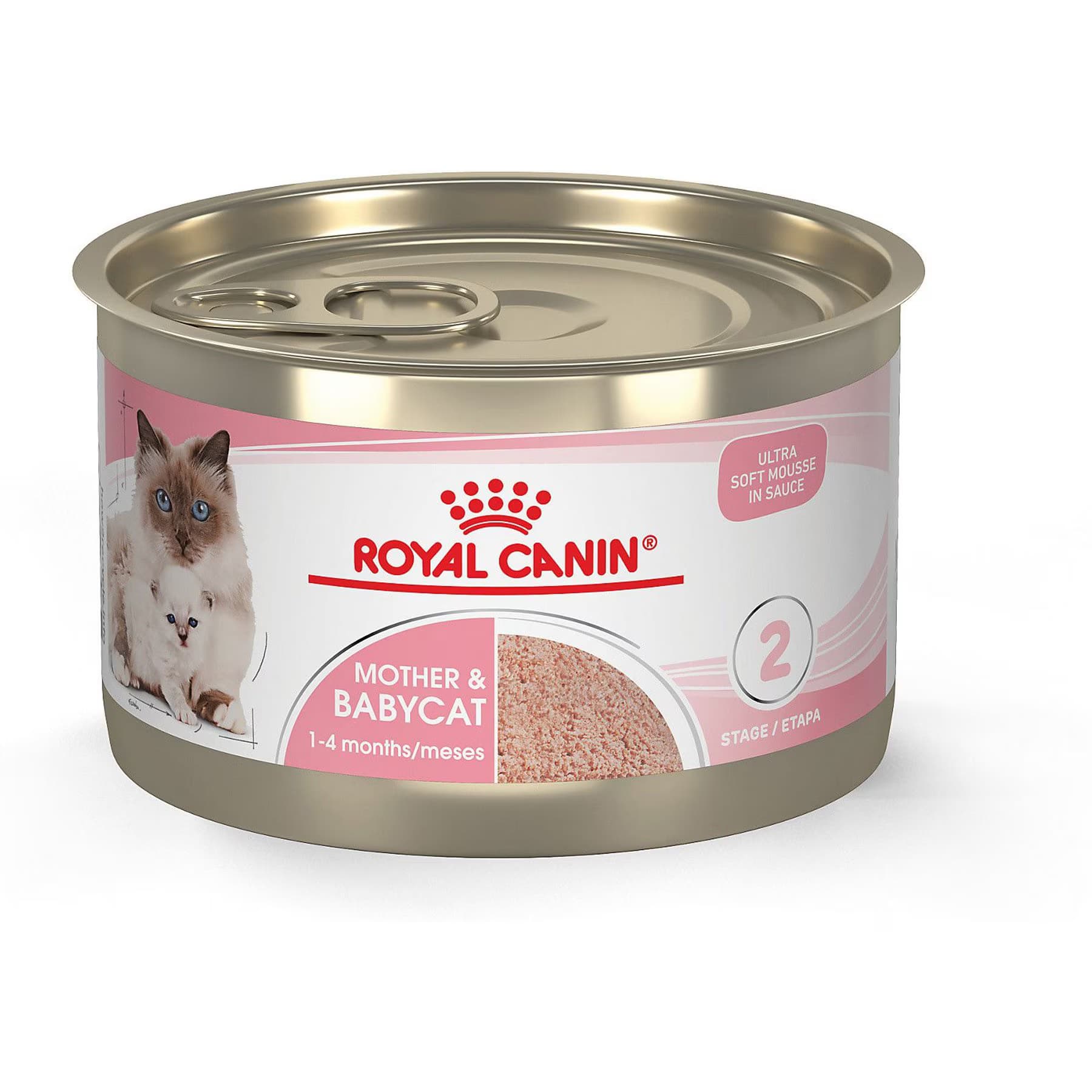 Royal Canin Mother & Babycat Ultra-Soft Mousse in Sauce Wet Cat Food for New Kittens & Nursing or Pregnant Mother Cats, 3-oz — view 4