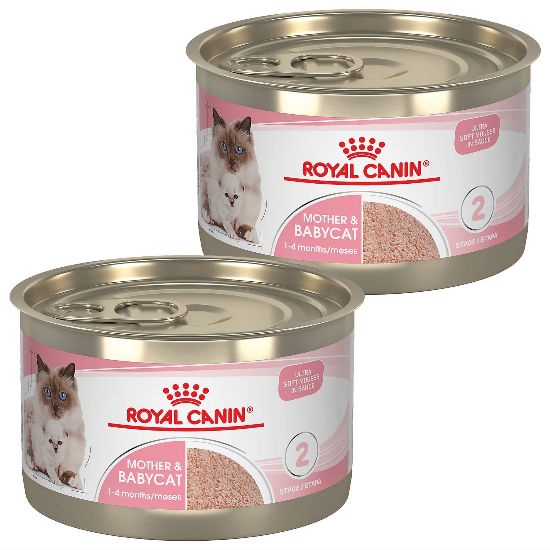 Royal Canin Mother & Babycat Ultra-Soft Mousse in Sauce Wet Cat Food for New Kittens & Nursing or Pregnant Mother Cats, 3-oz — view 5