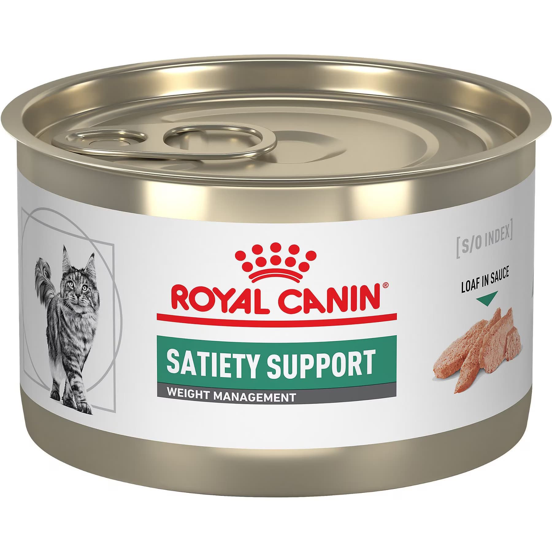 Royal Canin Veterinary Diet Royal Canin Veterinary Diet Adult Satiety Support Weight Management Loaf in Sauce Canned Cat Food, 5.1-oz