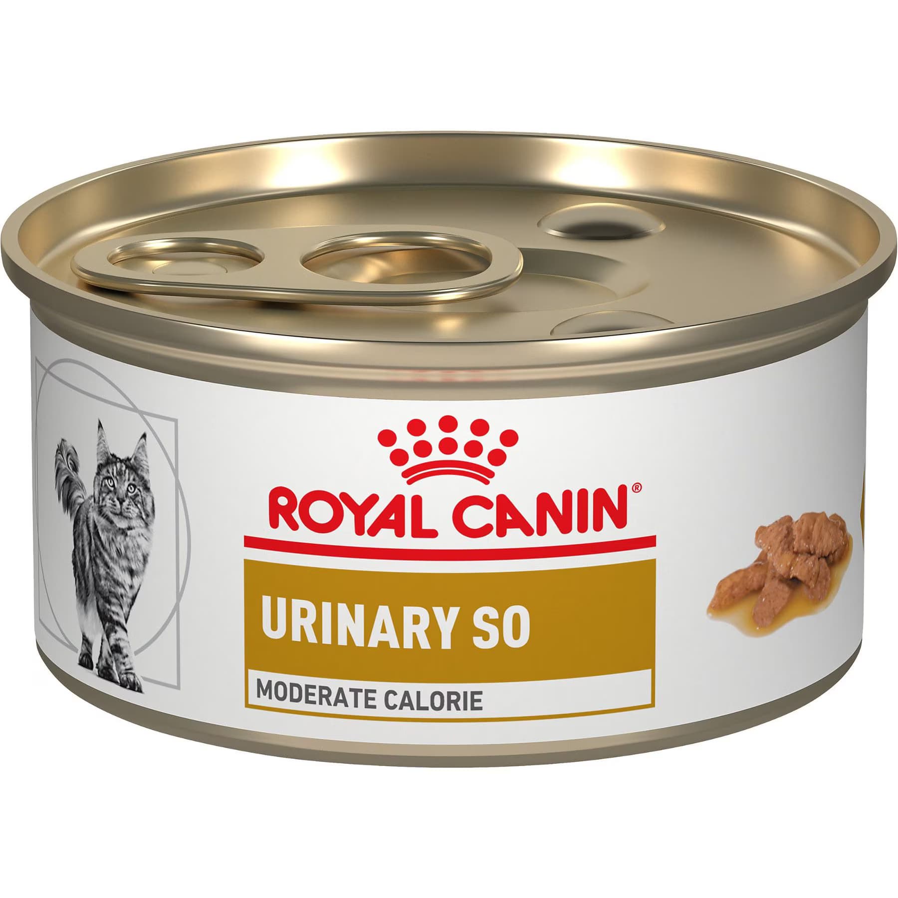 Royal Canin Veterinary Diet Royal Canin Veterinary Diet Adult Urinary SO Moderate Calorie Morsels in Gravy Canned Cat Food, 3-oz