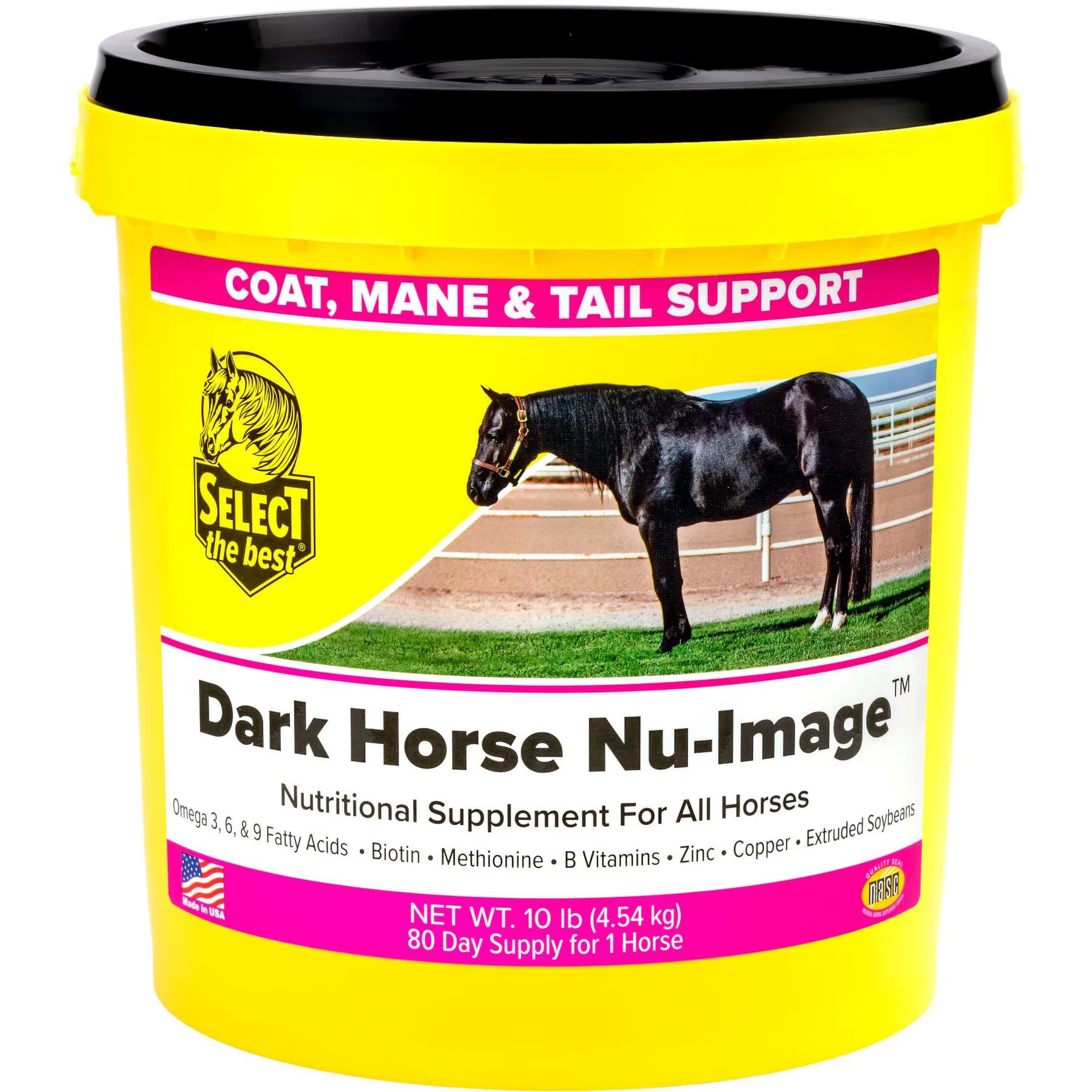 Select the Best Select the Best DARK HORSE Nu-Image Horse Skin & Coat Supplement, 10-lb bucket