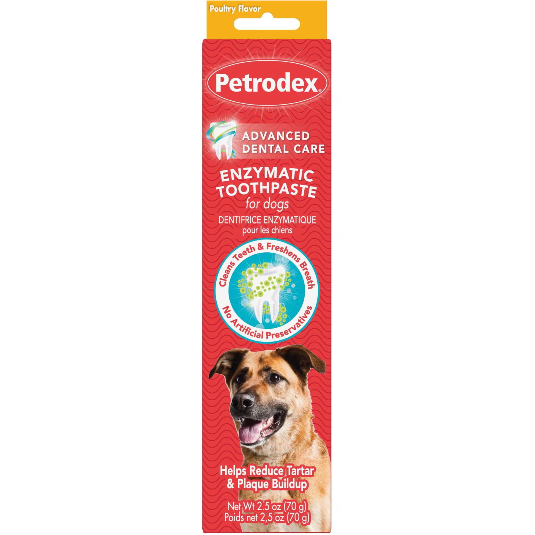 Sentry Sentry Petrodex Veterinary Strength Enzymatic Poultry Flavor Dog Toothpaste, 2.5-oz