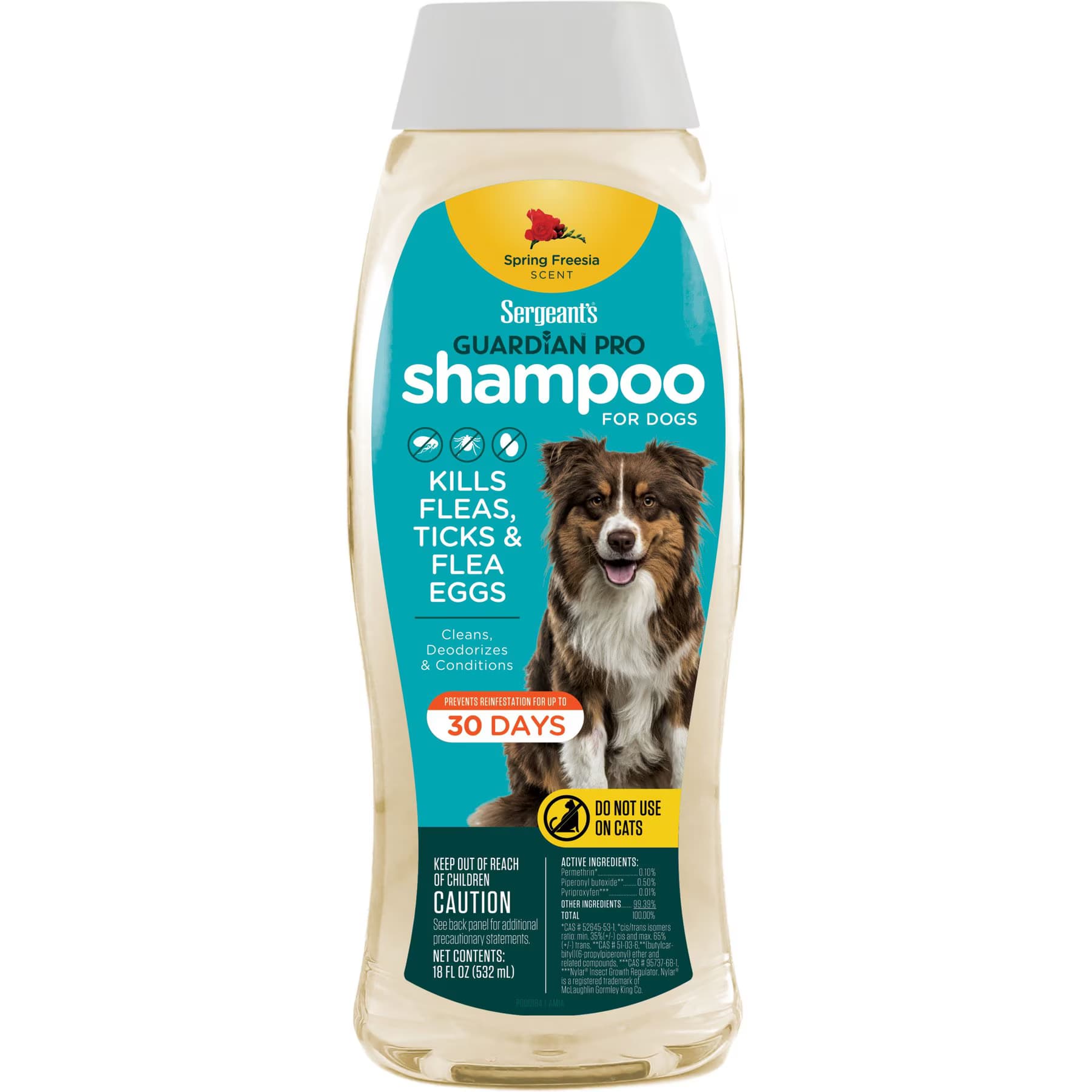 Sergeant's Sergeant’s Guardian Spring Freesia Pro Flea & Tick Dog Shampoo