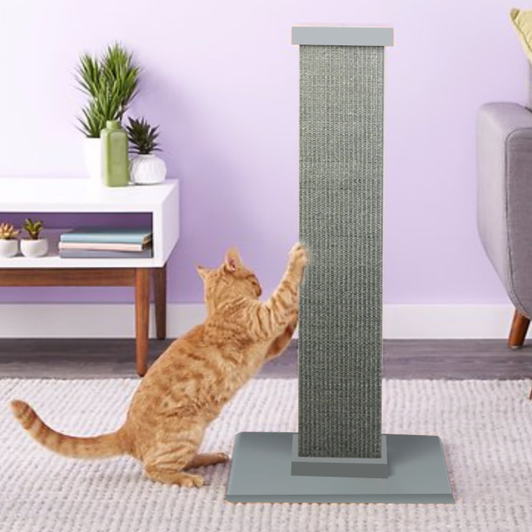 SmartCat SmartCat The Ultimate 32-in Sisal Cat Scratching Post, Beige