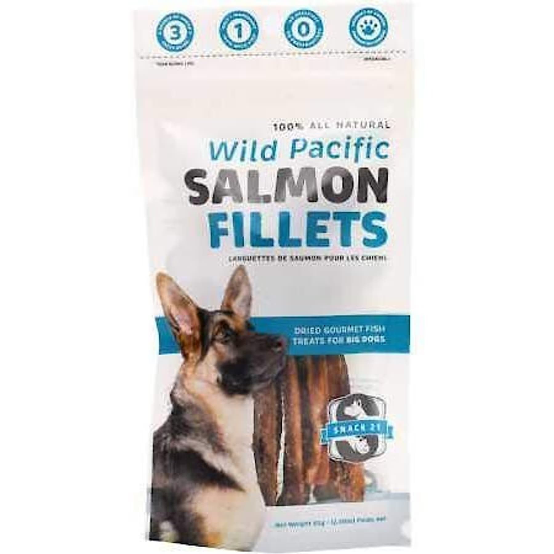 Snack 21 Treats Snack 21 Treats Wild Pacific Salmon Fillets Dog Treats