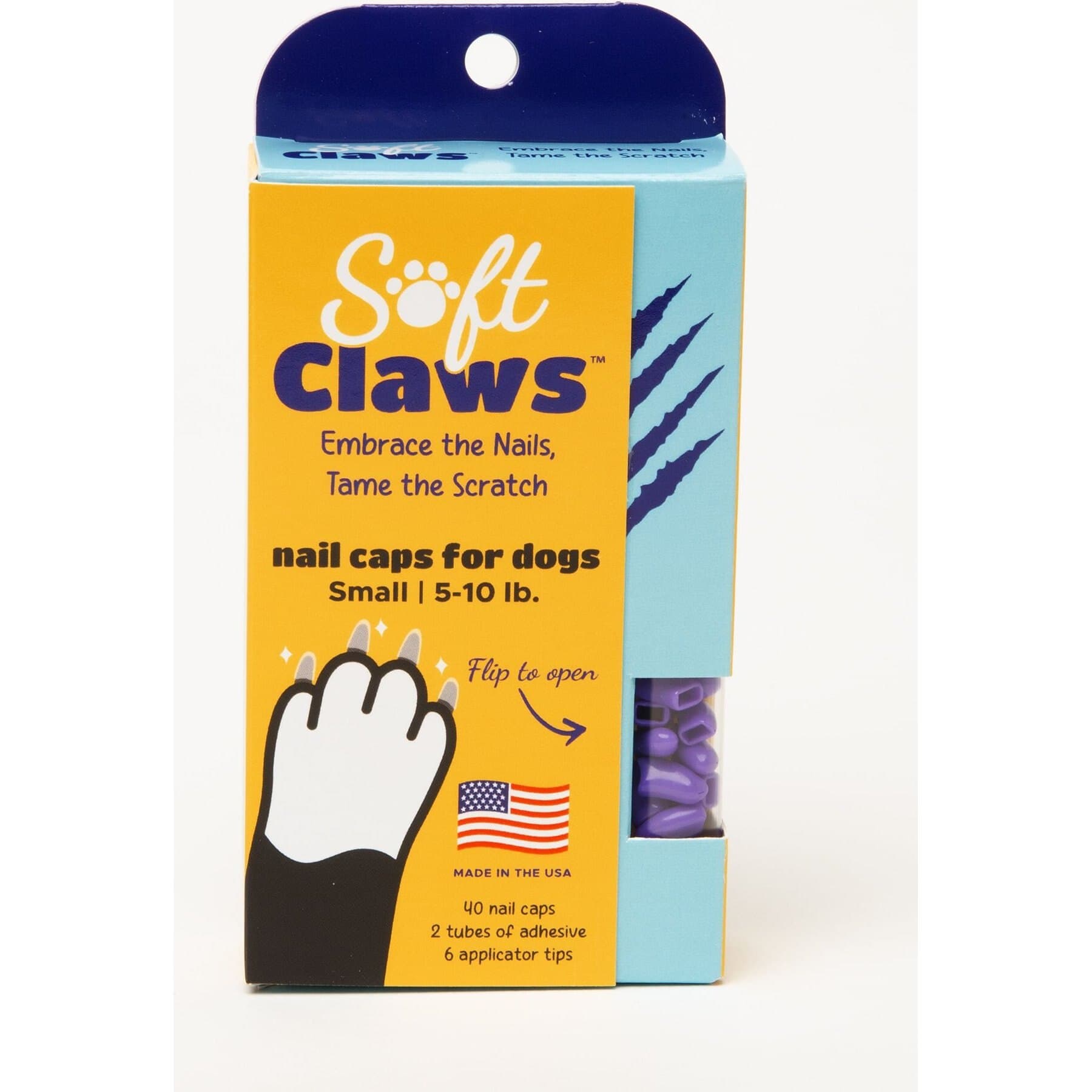 Purple Soft Claws Nail Caps for Dogs — view 5