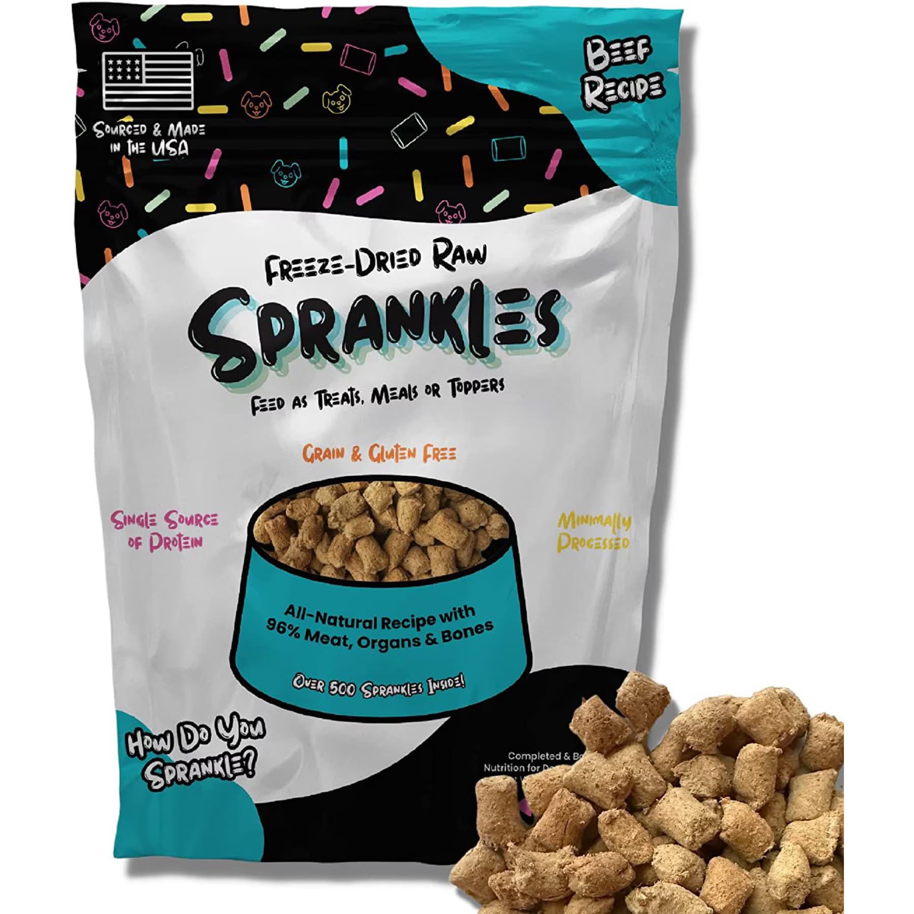Sprankles Beef Recipe Freeze-Dried Raw Dog Food — view 2