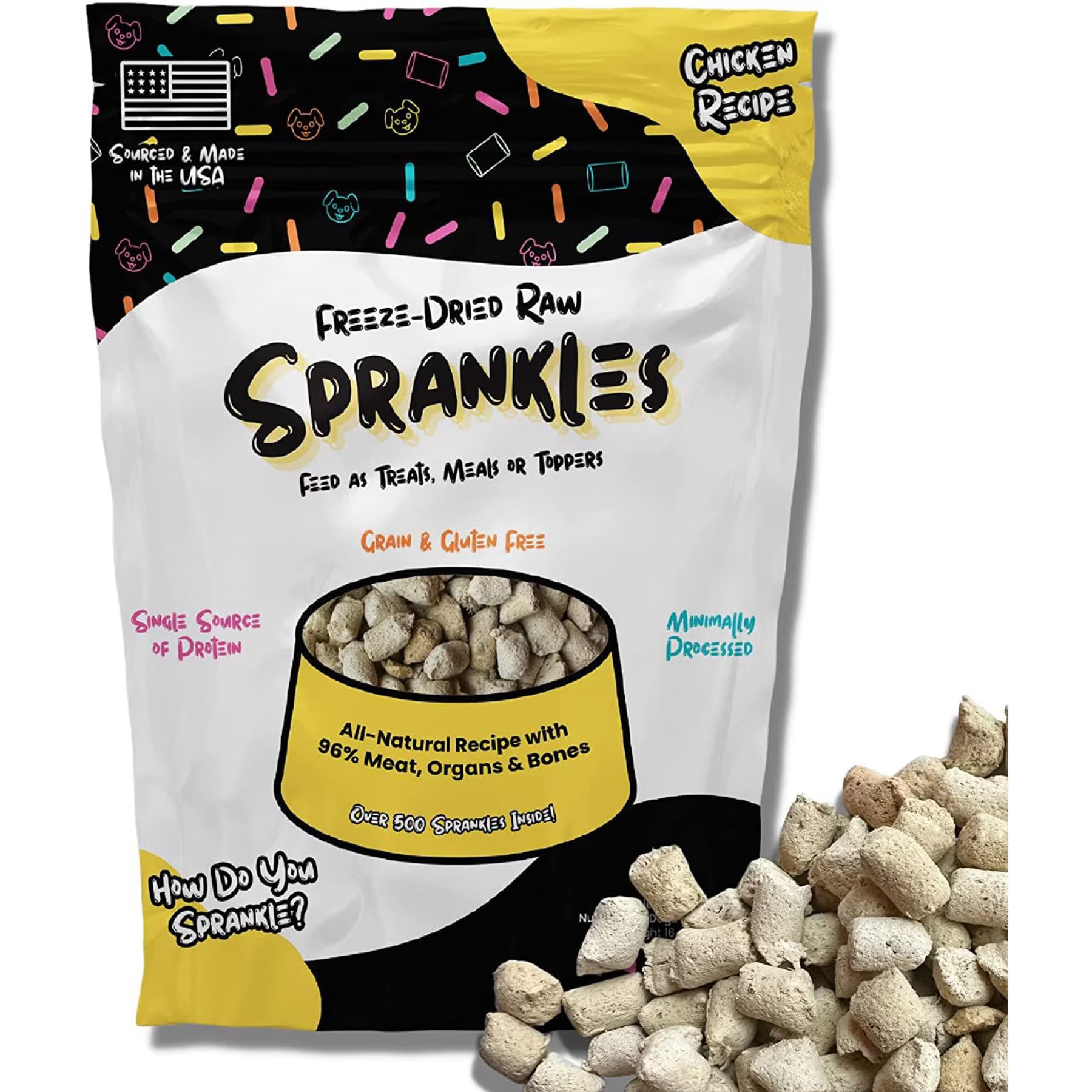 Sprankles Chicken Recipe Raw Freeze-Dried Dog Food & Topper — view 2