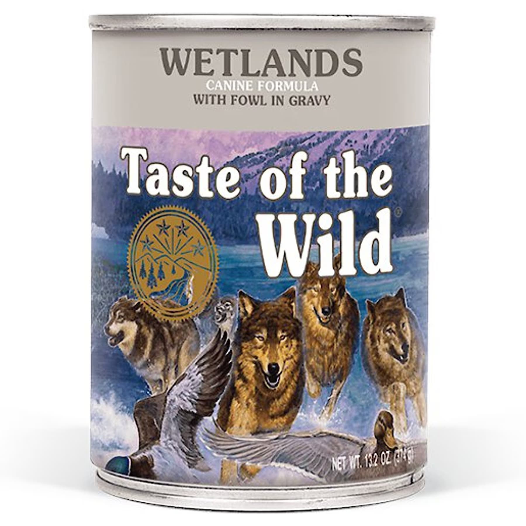 Taste of the Wild Taste of the Wild Wetlands Grain-Free Fowl in Gravy Canned Dog Food, 13.2-oz