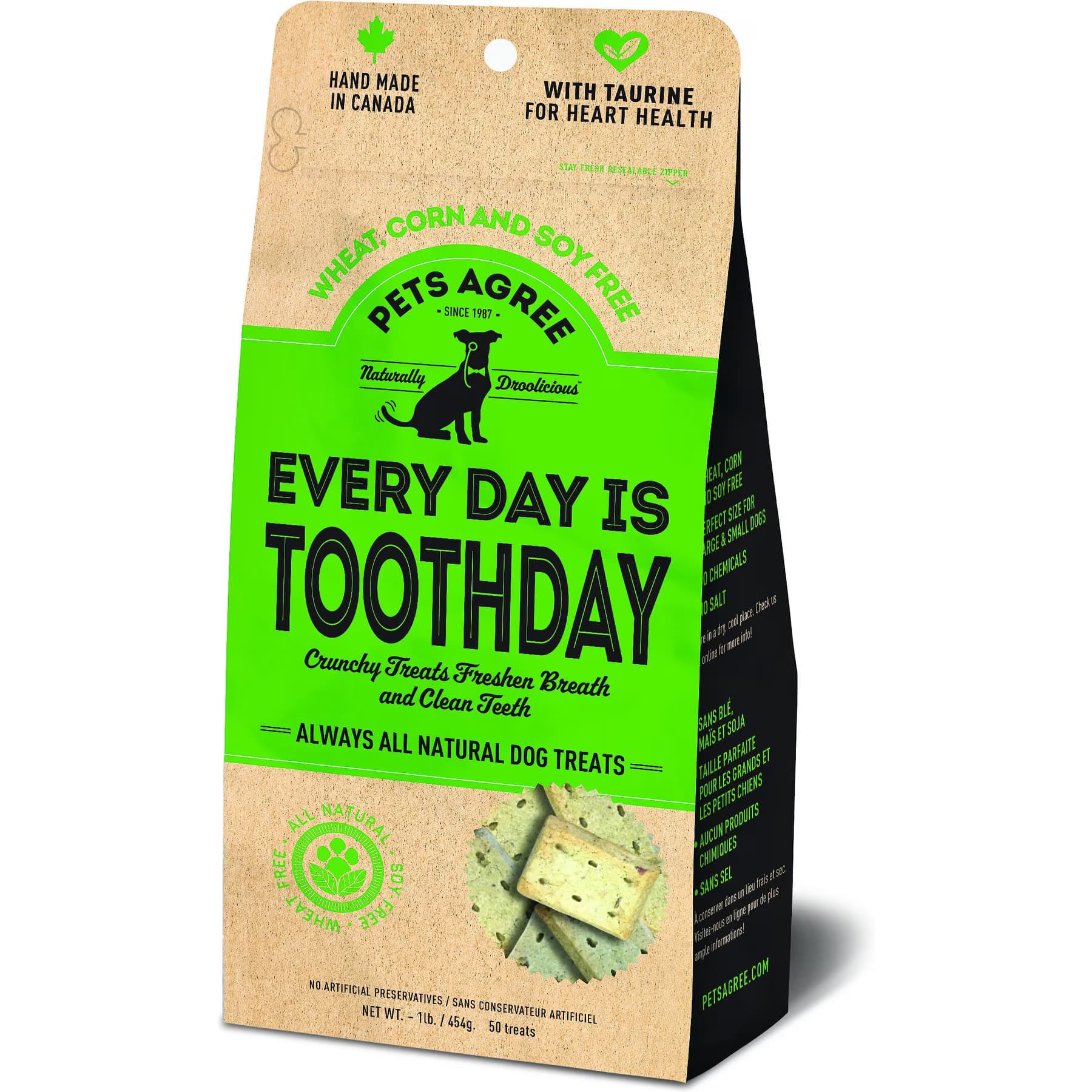 The Granville Island Pet Treatery The Granville Island Pet Treatery Everyday is Tooth Day Pets Agree Grain-Free Breath Freshening Dog Treats