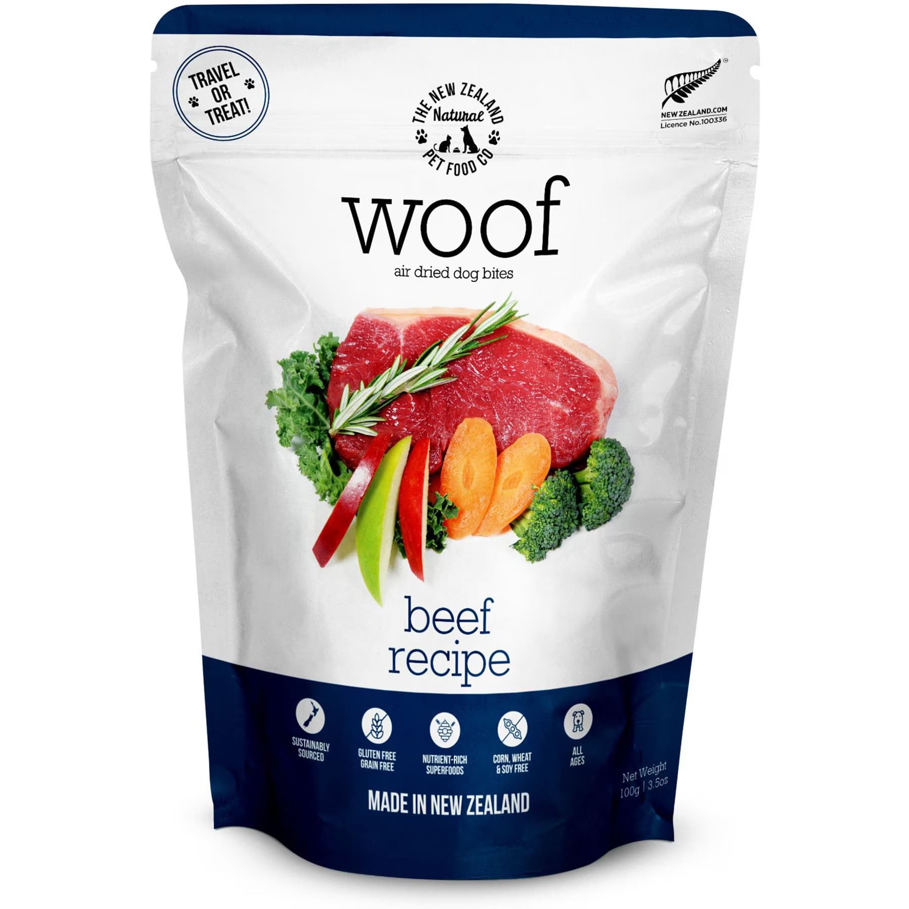 The New Zealand Natural Pet Food Co. The New Zealand Natural Pet Food Co. Woof Beef Air Dried Dog Food