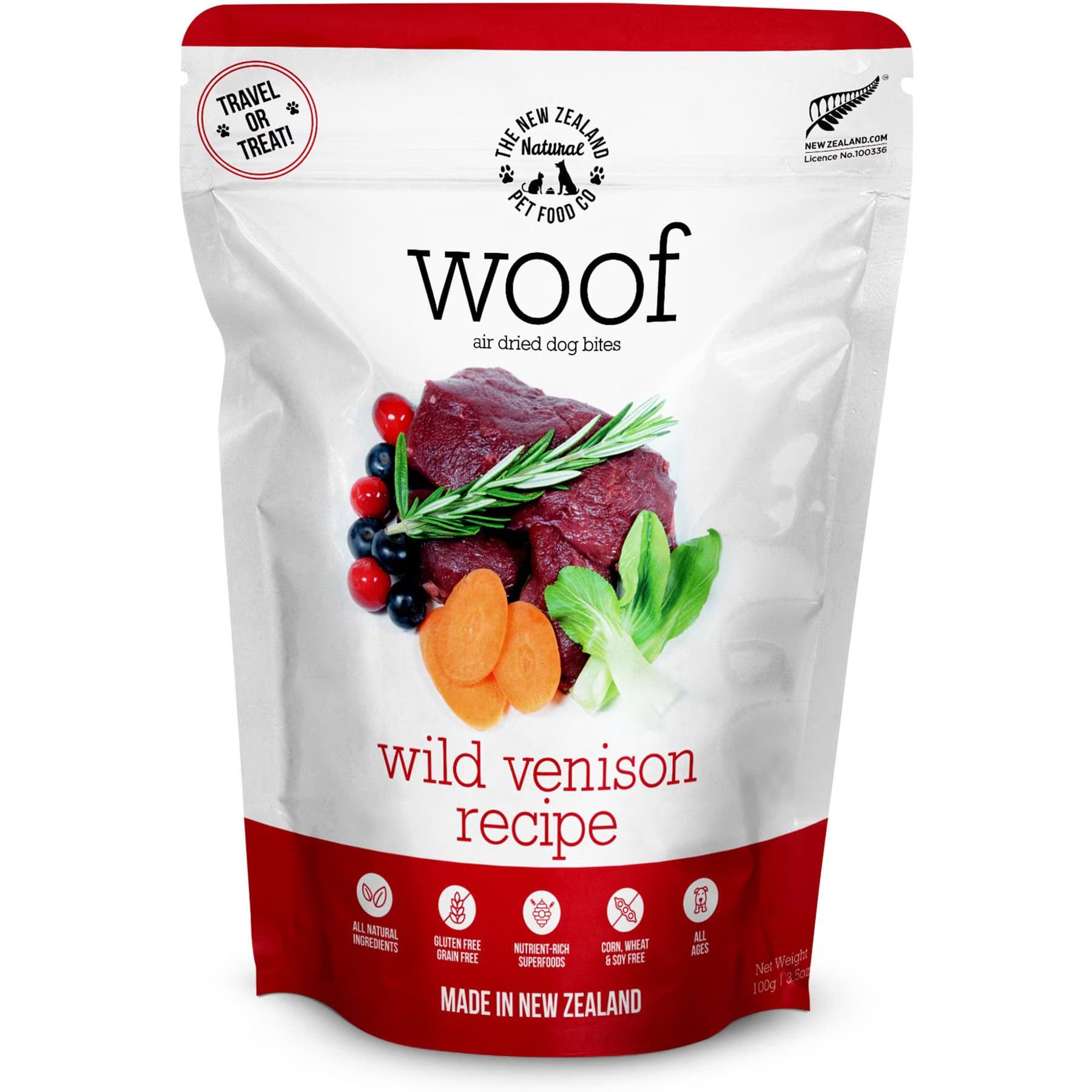 The New Zealand Natural Pet Food Co. The New Zealand Natural Pet Food Co. Woof Venison Air Dried Dog Food