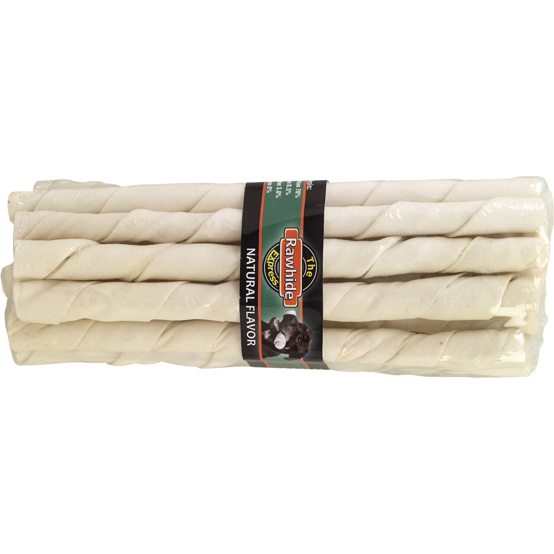 The Rawhide Express The Rawhide Express Twisted Sticks Natural Flavor Dog Treats