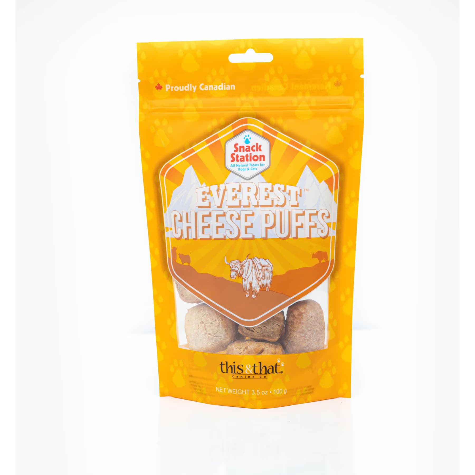 this and that Canine Company this and that Canine Company Everest Cheese Puff Natural Crunchy Dog Treats