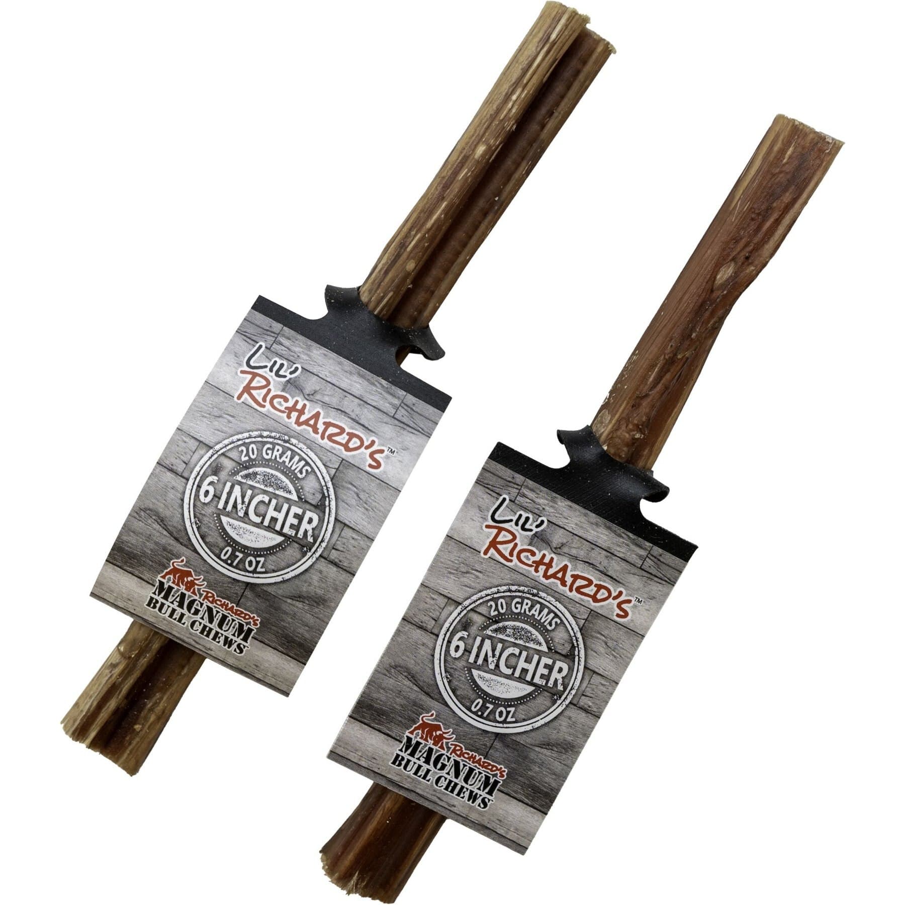 this and that Canine Company this and that Canine Company Lil' Richard's 6-inch Bull Chew Beef Pizzle Dog Natural Chew Treat