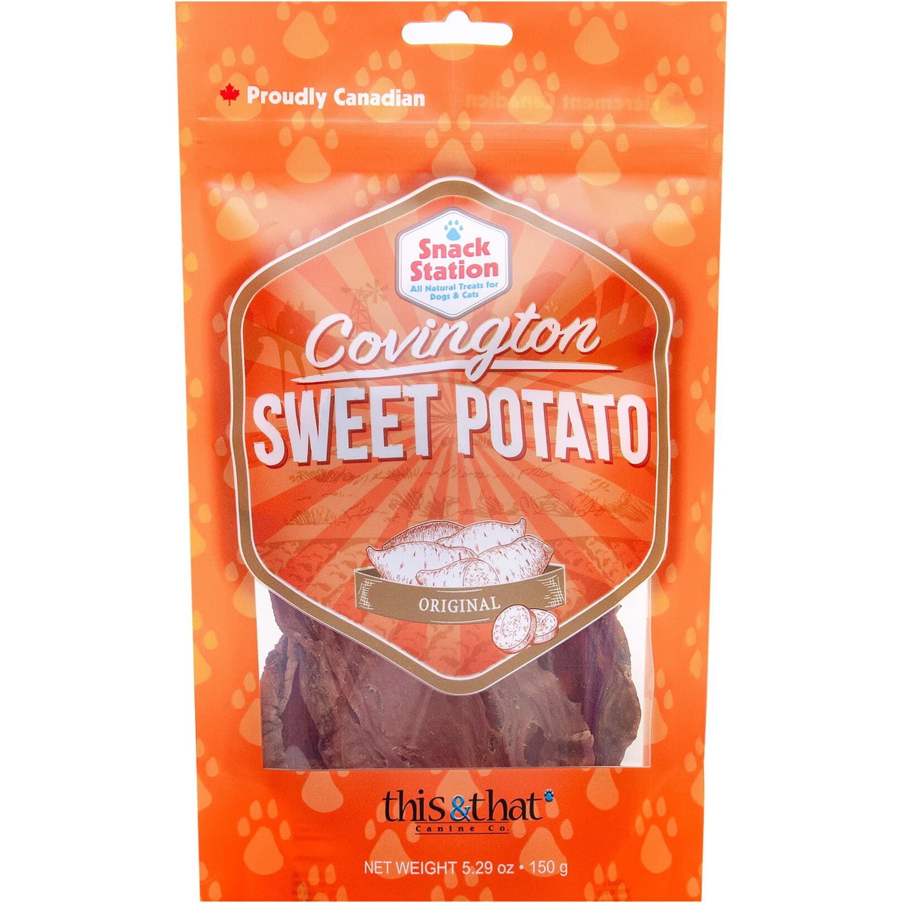 this and that Canine Company this and that Canine Company Snack Station Premium Covington Sweet Potato Dehydrated Dog Treats