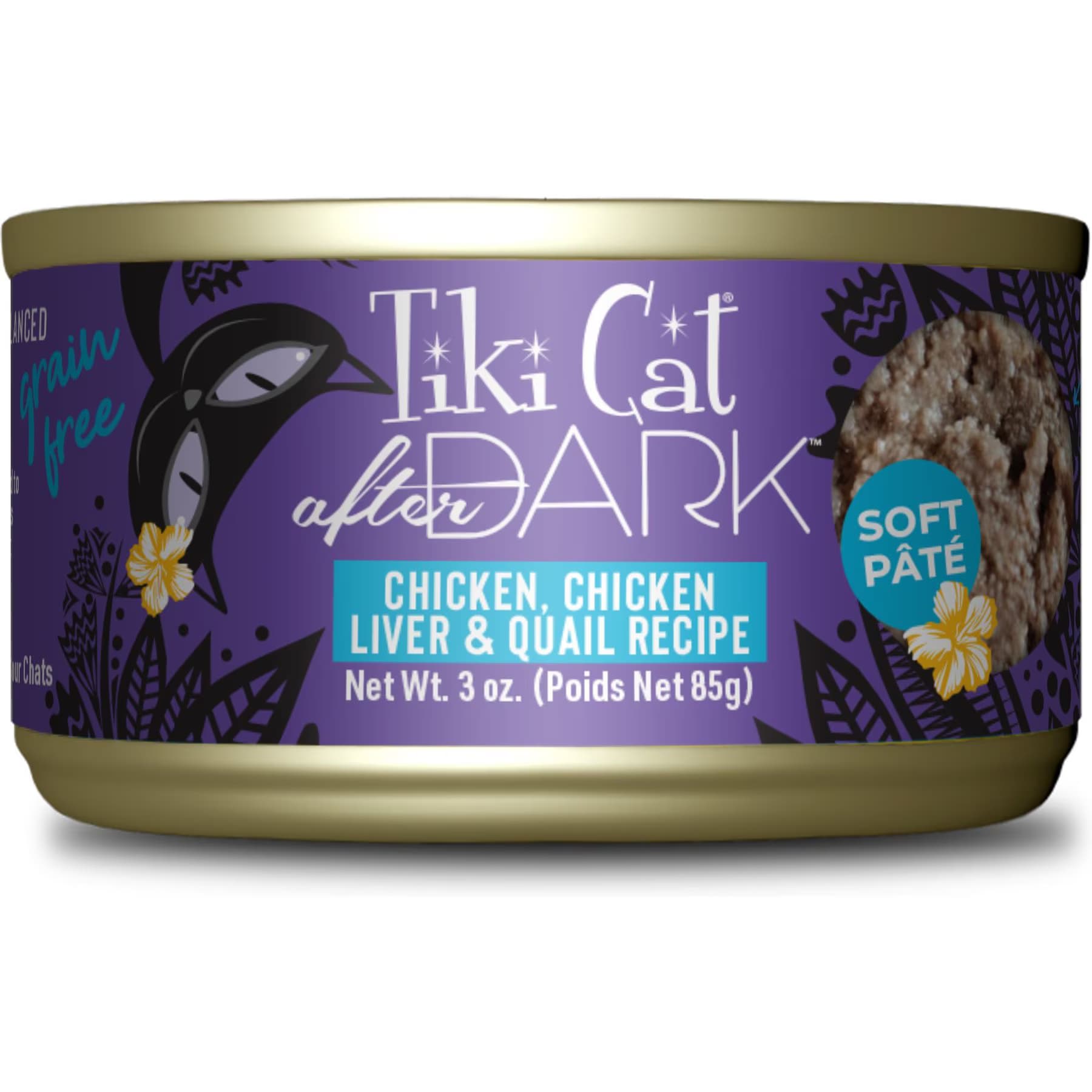 Tiki Cat After Dark Pate Chicken, Chicken Liver & Quail Recipe Grain-Free Wet Cat Food — view 2
