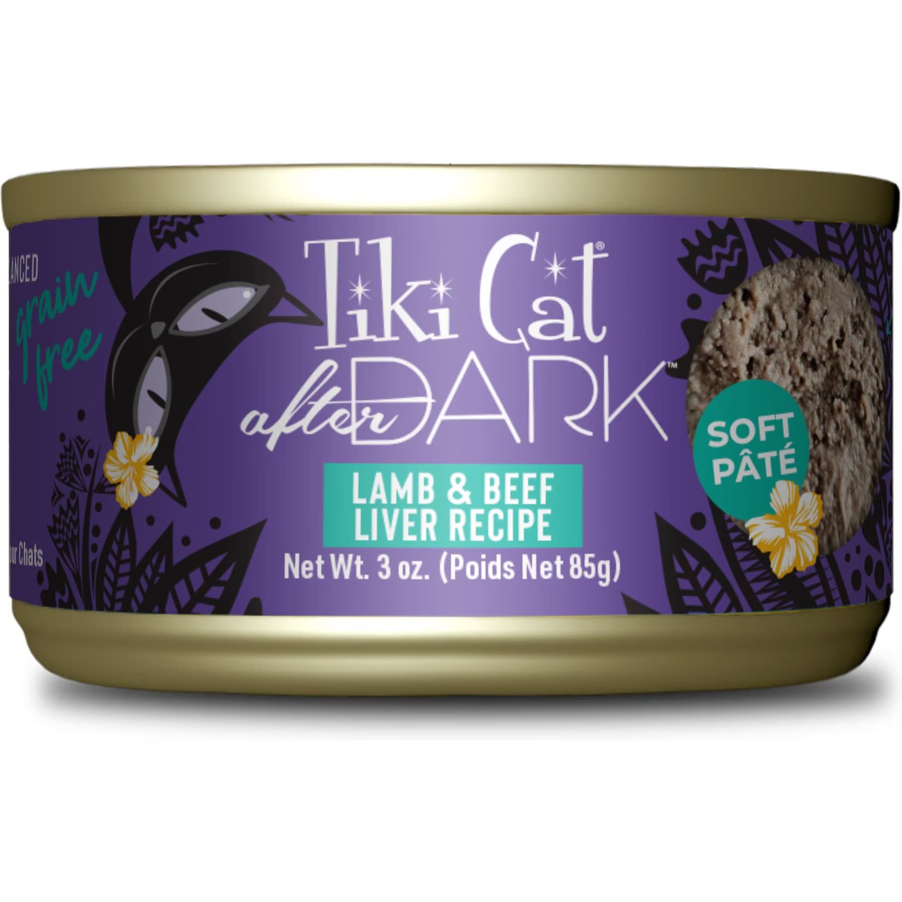 Tiki Cat Tiki Cat After Dark Pate Lamb & Beef Liver Recipe Grain-Free Wet Cat Food