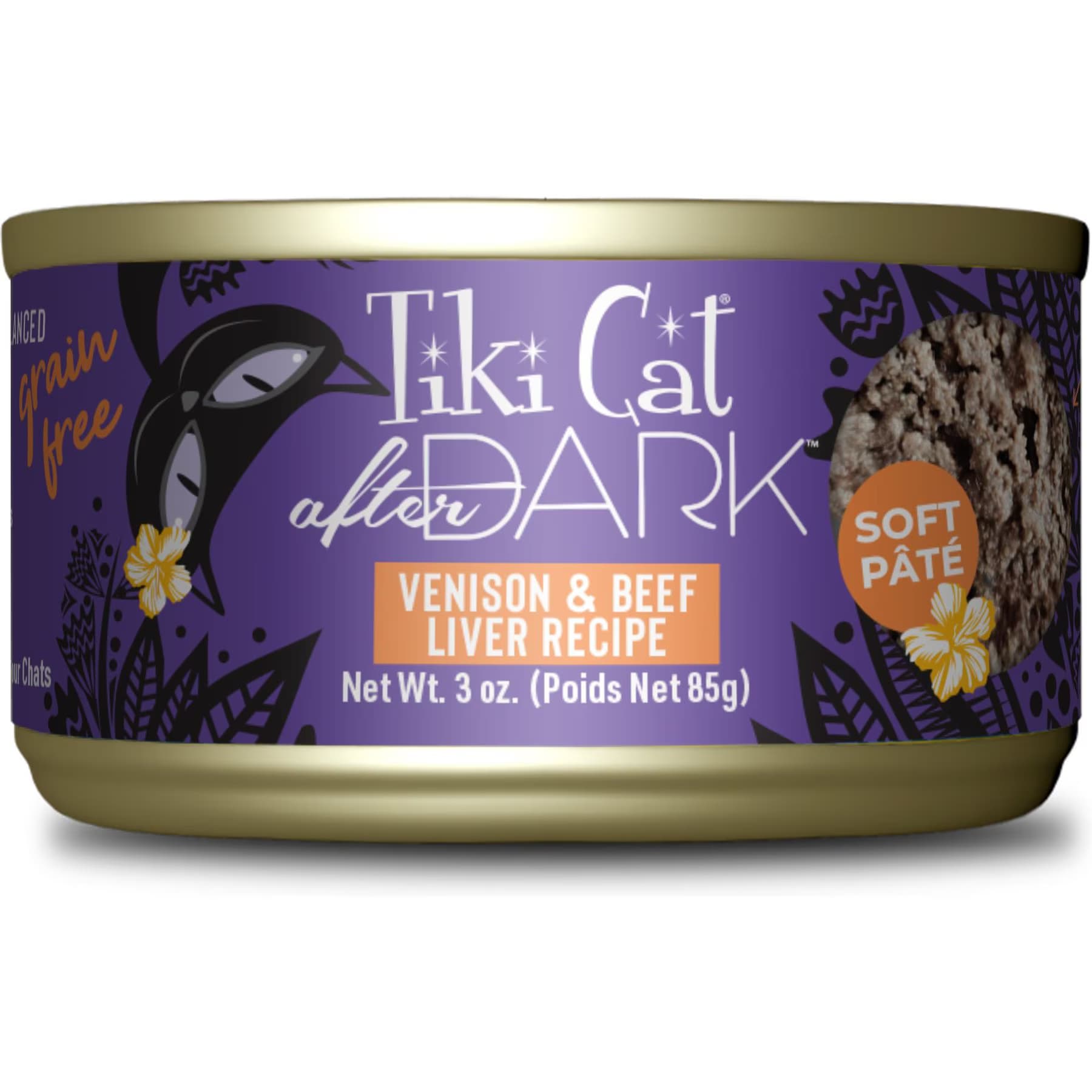 Tiki Cat After Dark Pate Venison & Beef Liver Recipe Grain-Free Wet Cat Food — view 2