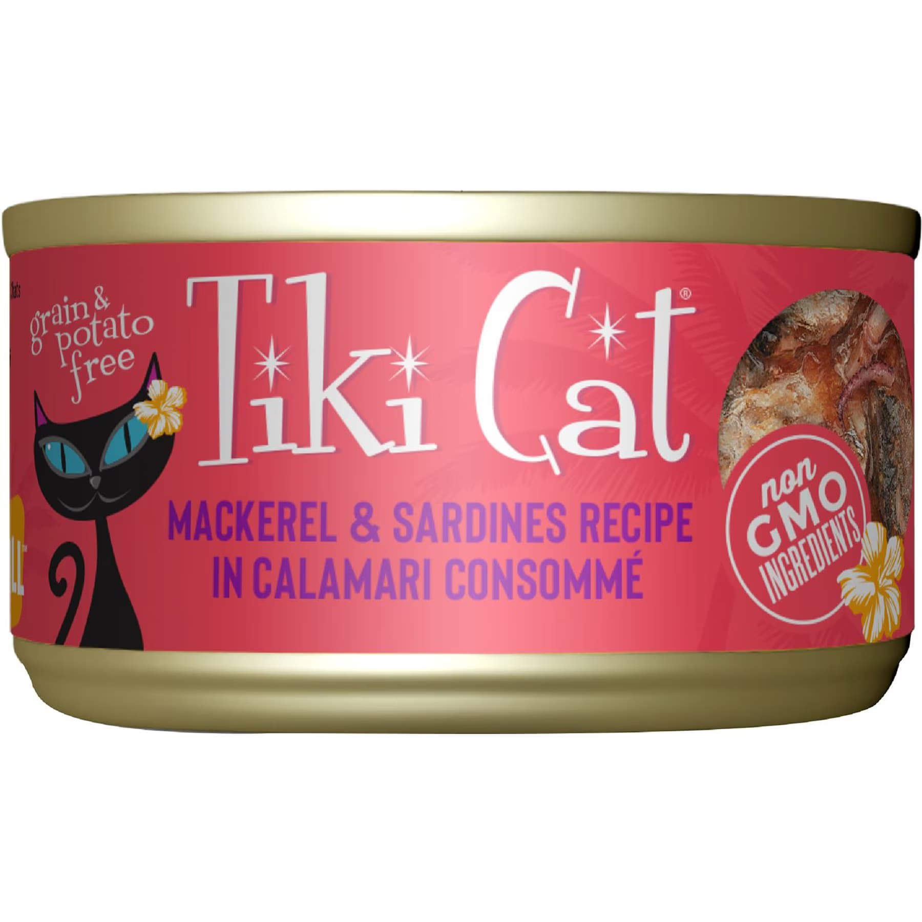 Tiki Cat Tiki Cat Grill Mackerel & Sardine in Calamari Consomme Grain-Free Canned Cat Food