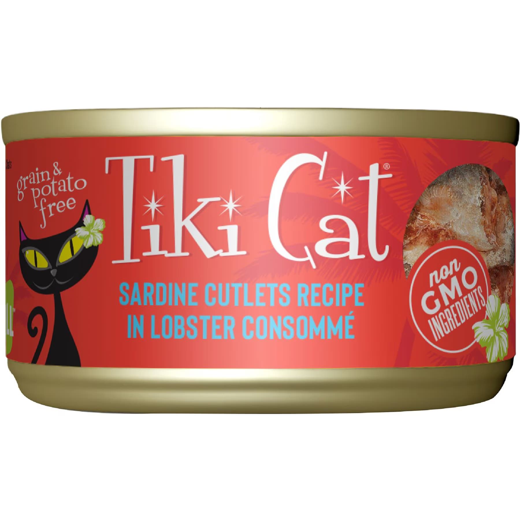 Tiki Cat Grill Sardine Cutlets in Lobster Consomme Grain-Free Canned Cat Food, 2.8-oz — view 2