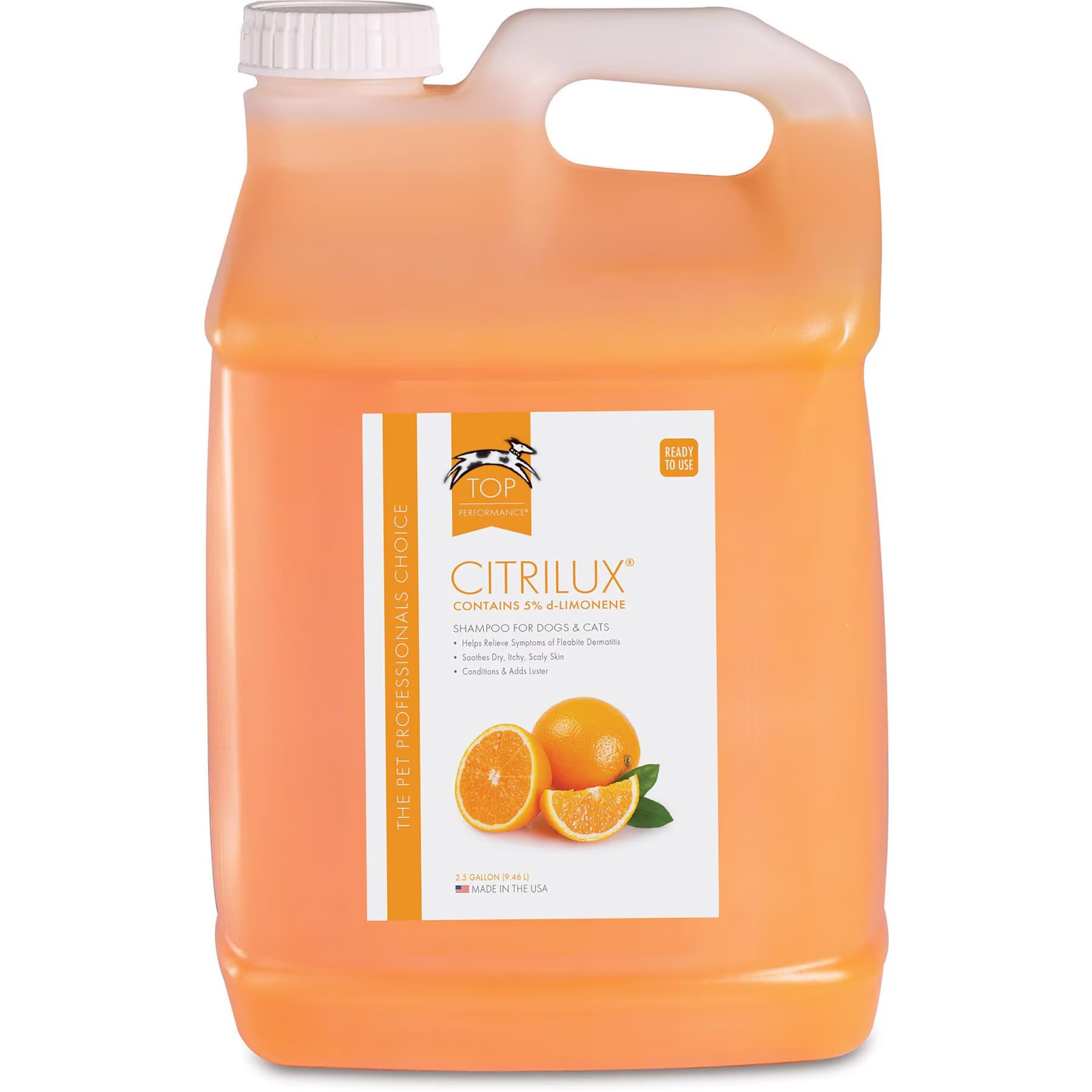Top Performance Top Performance Citrilux Dog & Cat Shampoo, 2.5-gal bottle